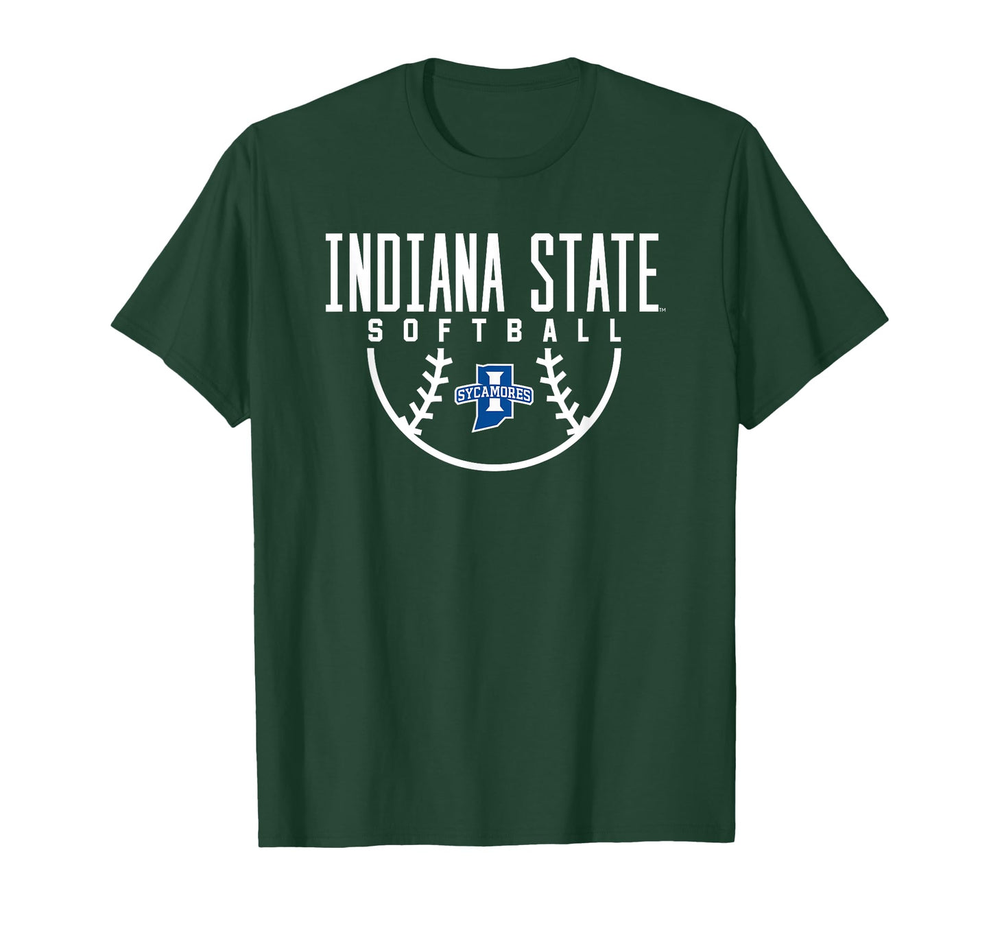 Indiana State University Sycamores Softball Arch T-Shirt