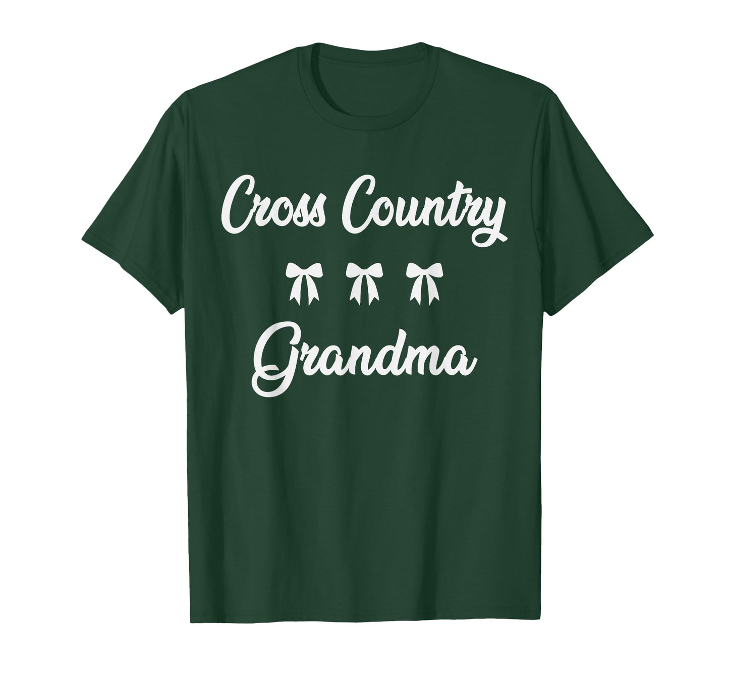 Cross Country Grandma Funny Running XC Stylish Nana Game Day T-Shirt