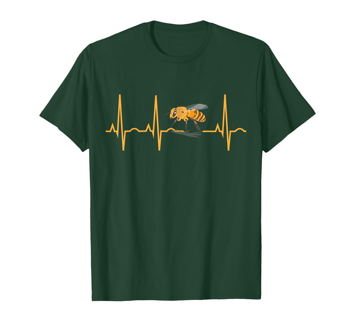 Bee Lover Gifts - Honeybee Heartbeat TShirt Men Women Kids T-Shirt