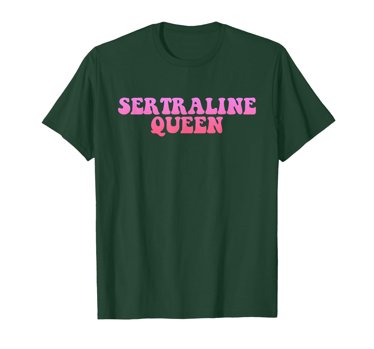 Sertraline Queen Mental Health Groovy Design T-Shirt