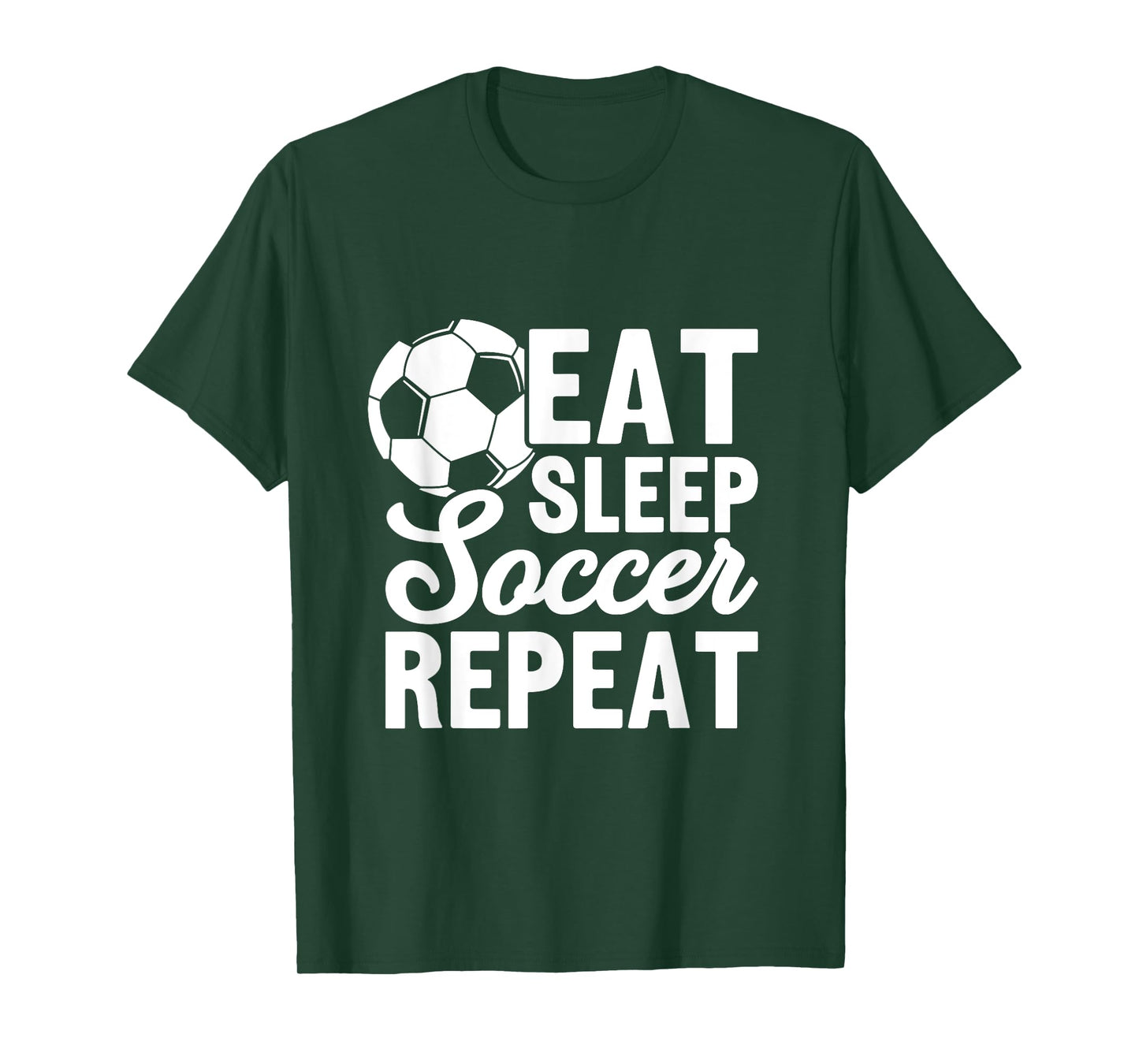 Eat Sleep Soccer Repeat Kids T-Shirt