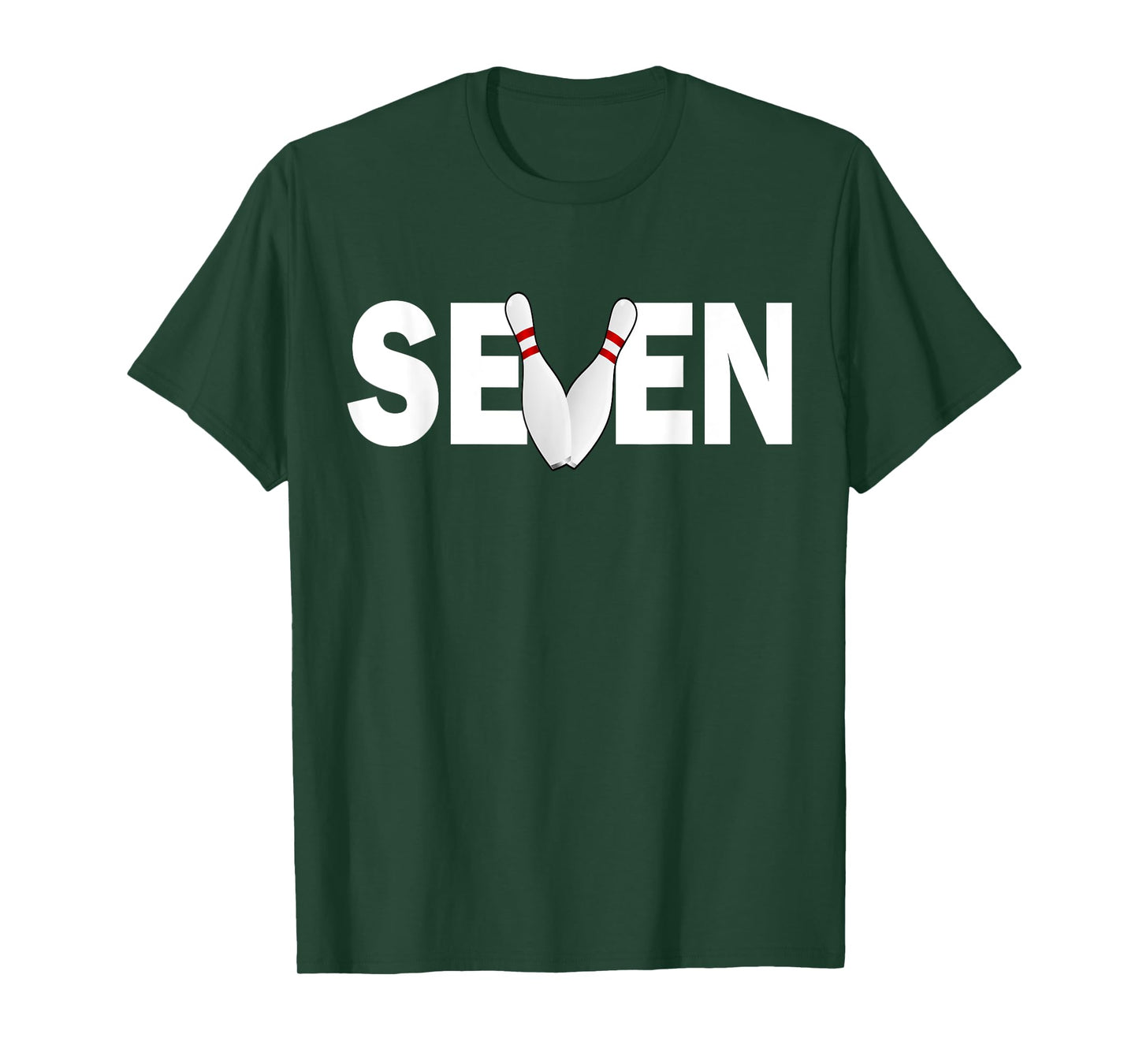 7th Birthday Seven 7 Years Old Bowling Party 2012 Birthday T-Shirt