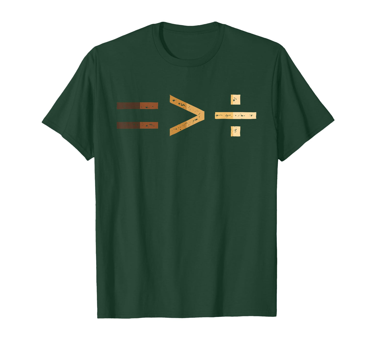 Equality Is Greater Than Division Black History Month Math T-Shirt