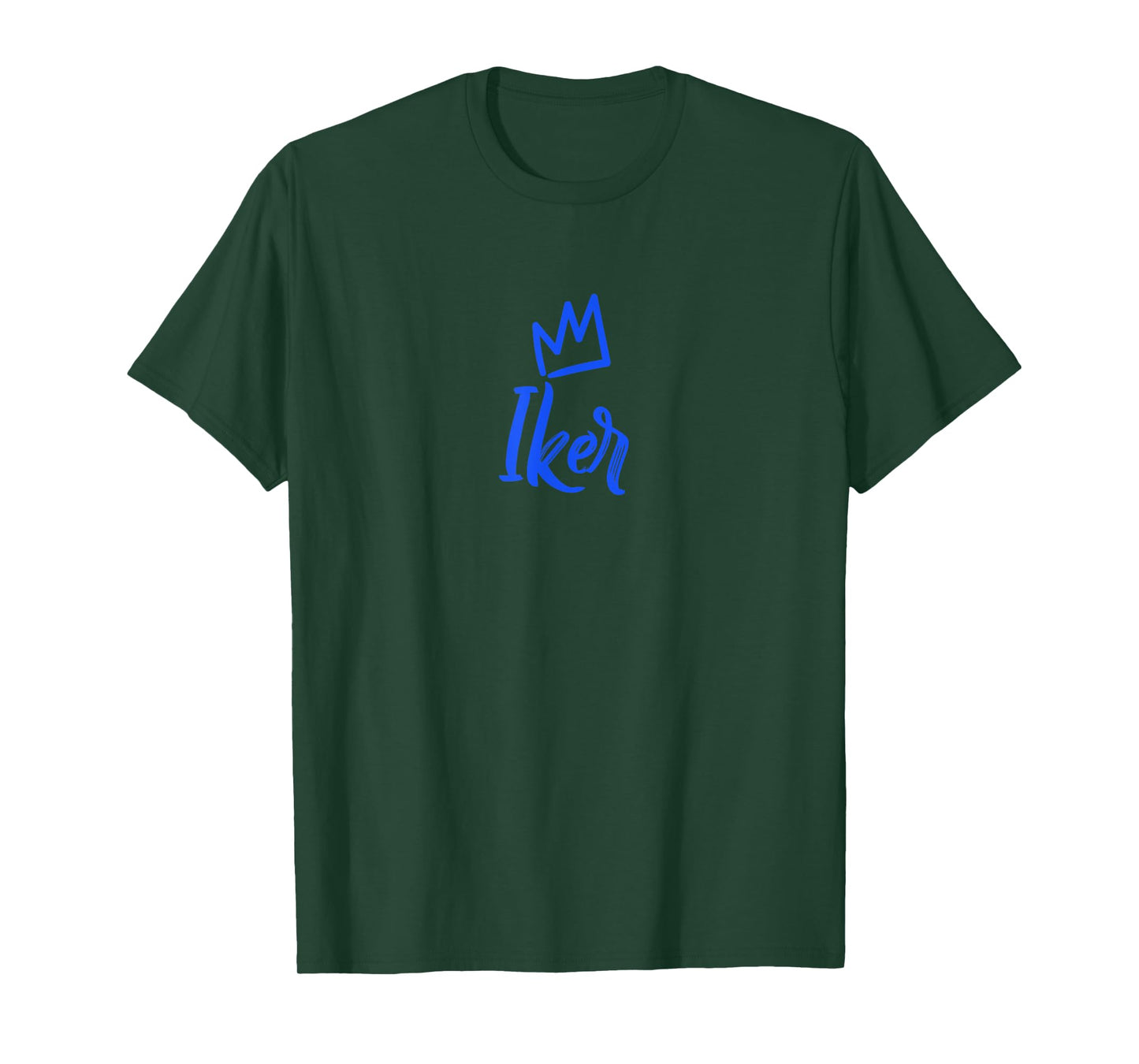 Iker the King / Blue Crown & Name for Men Called Iker T-Shirt