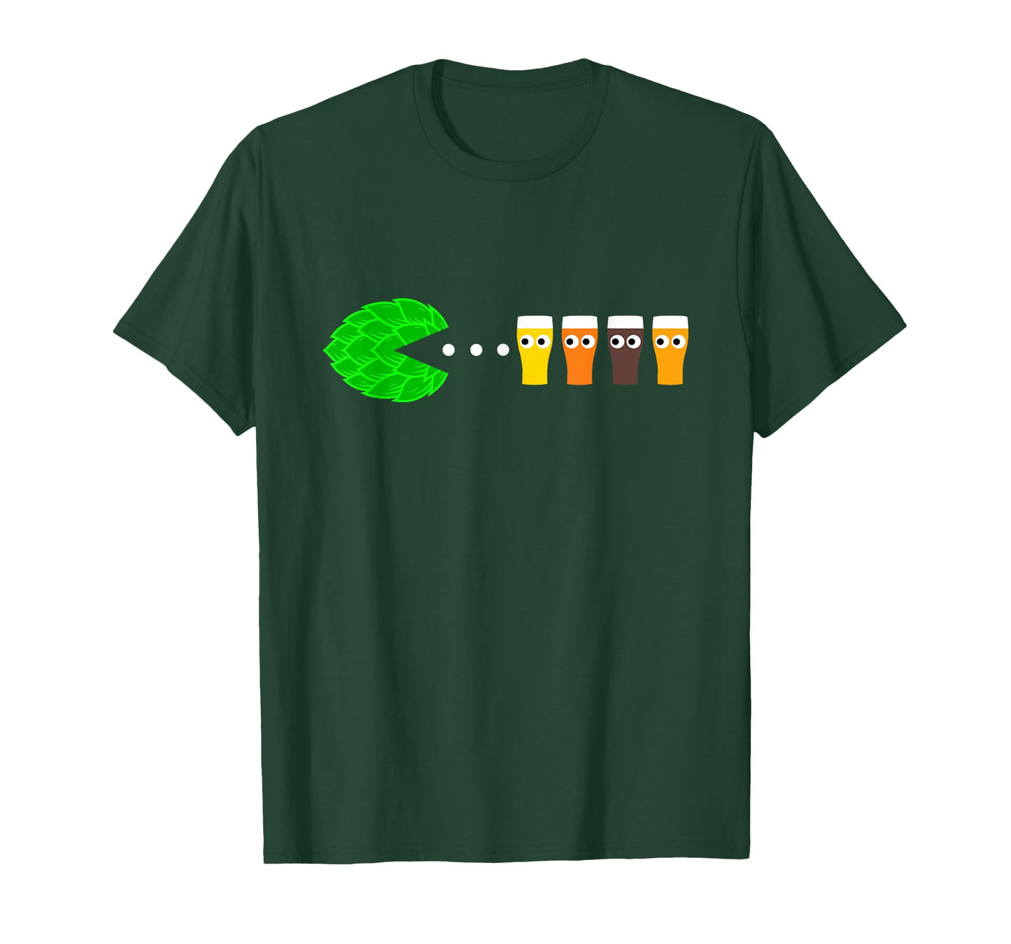 Hop-Man Funny Gamer, Craft Beer Lover, Vintage Beer T-Shirt