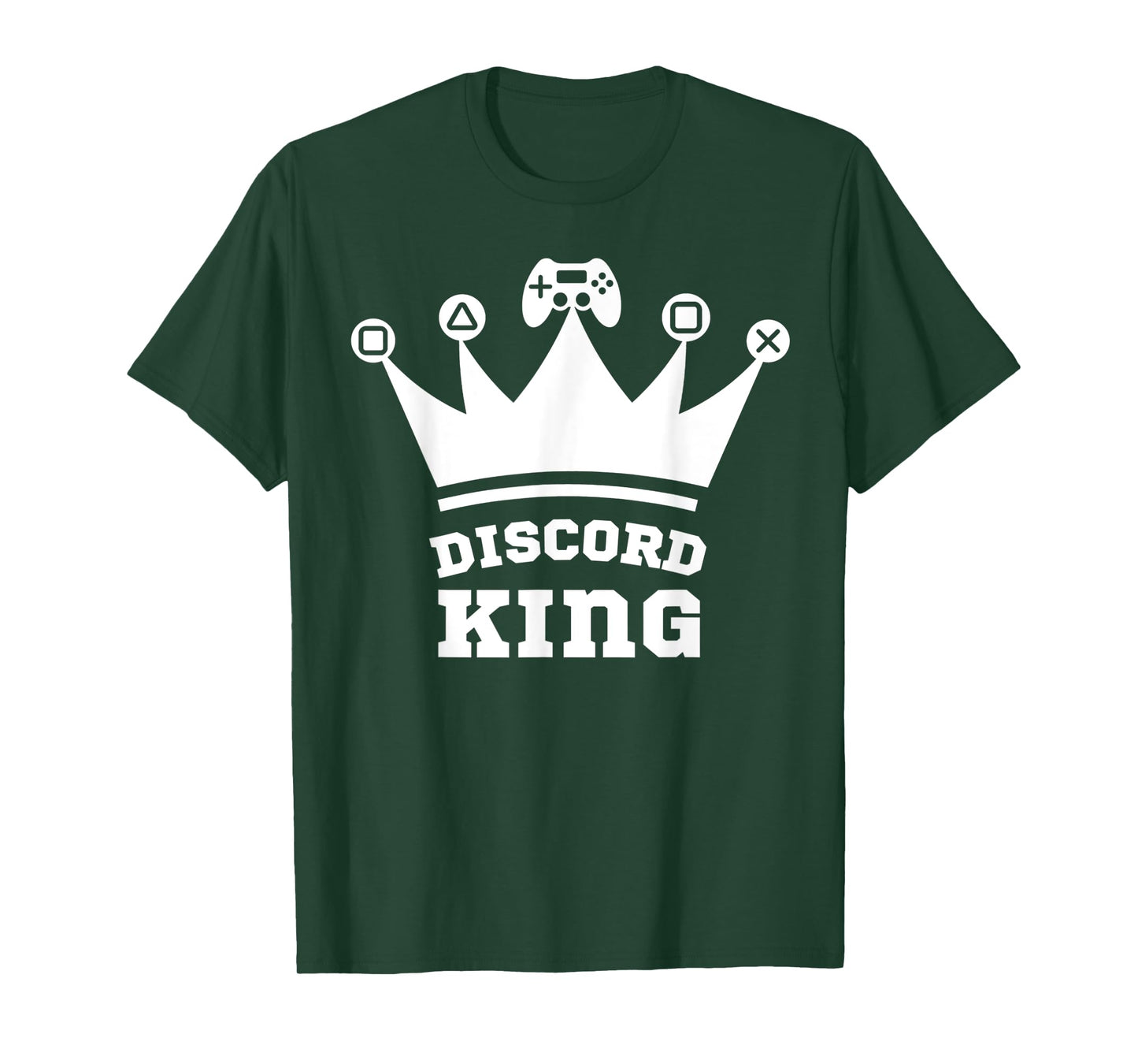 Model Gone Rogue Designs Discord King Gamer T-Shirt