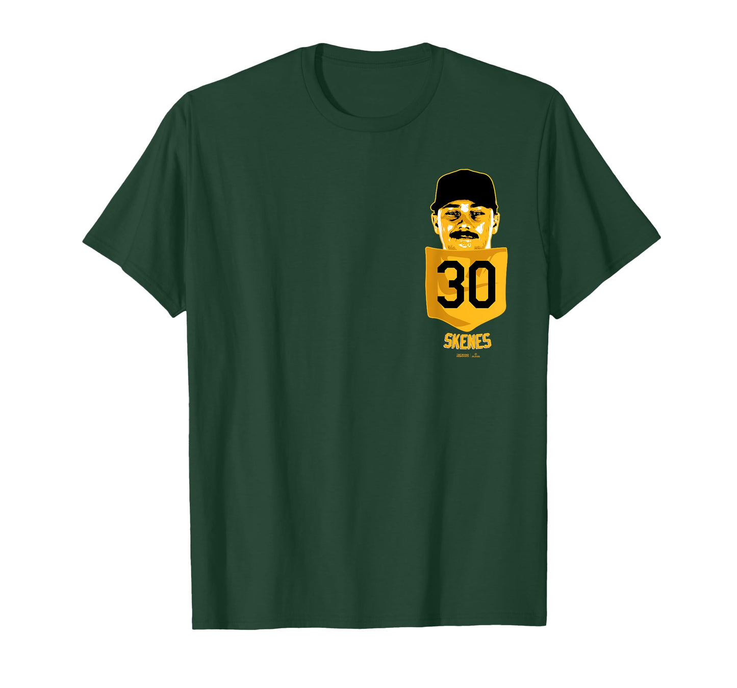 Paul Skenes Pittsburgh Baseball Pocket Tee MLBPA T-Shirt
