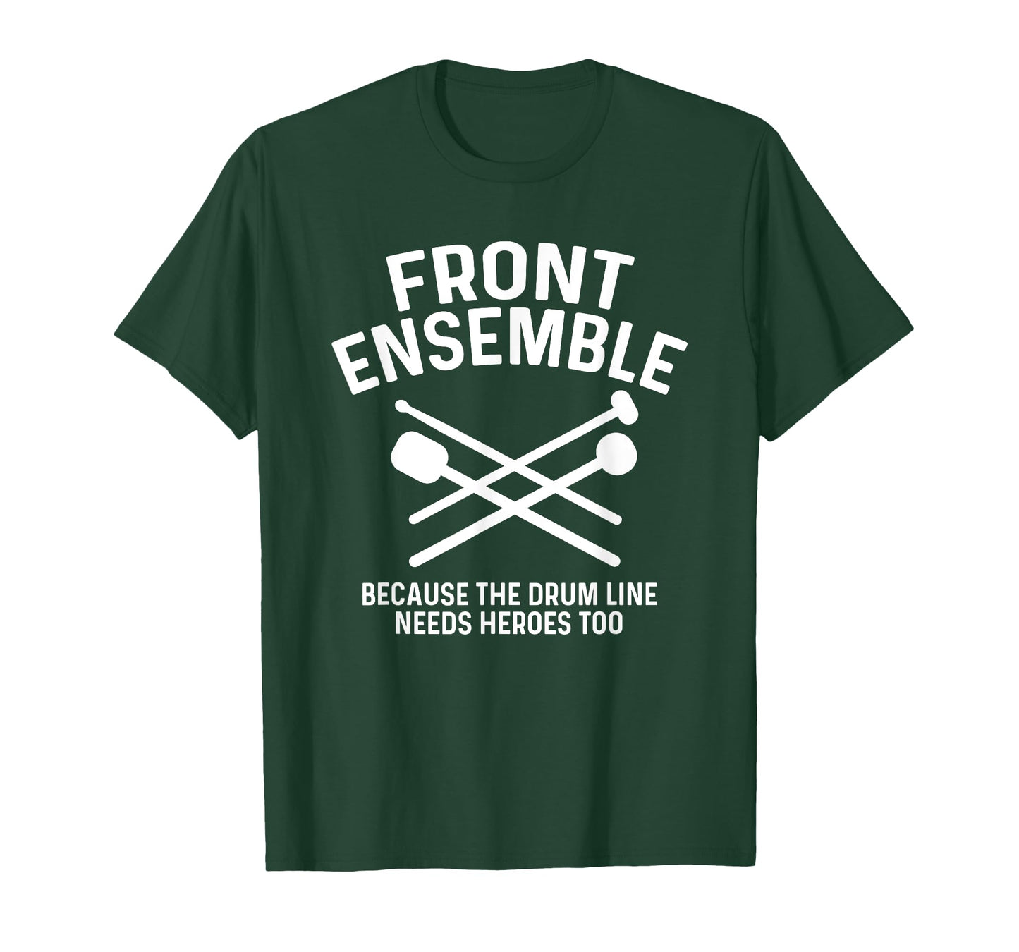 Front Ensemble Marching Band Percussionists T-Shirt