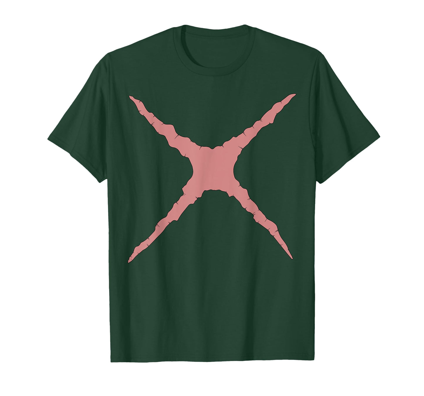 Anime Cosplay Anime Costume Anime Training Scar Anime Gym T-Shirt