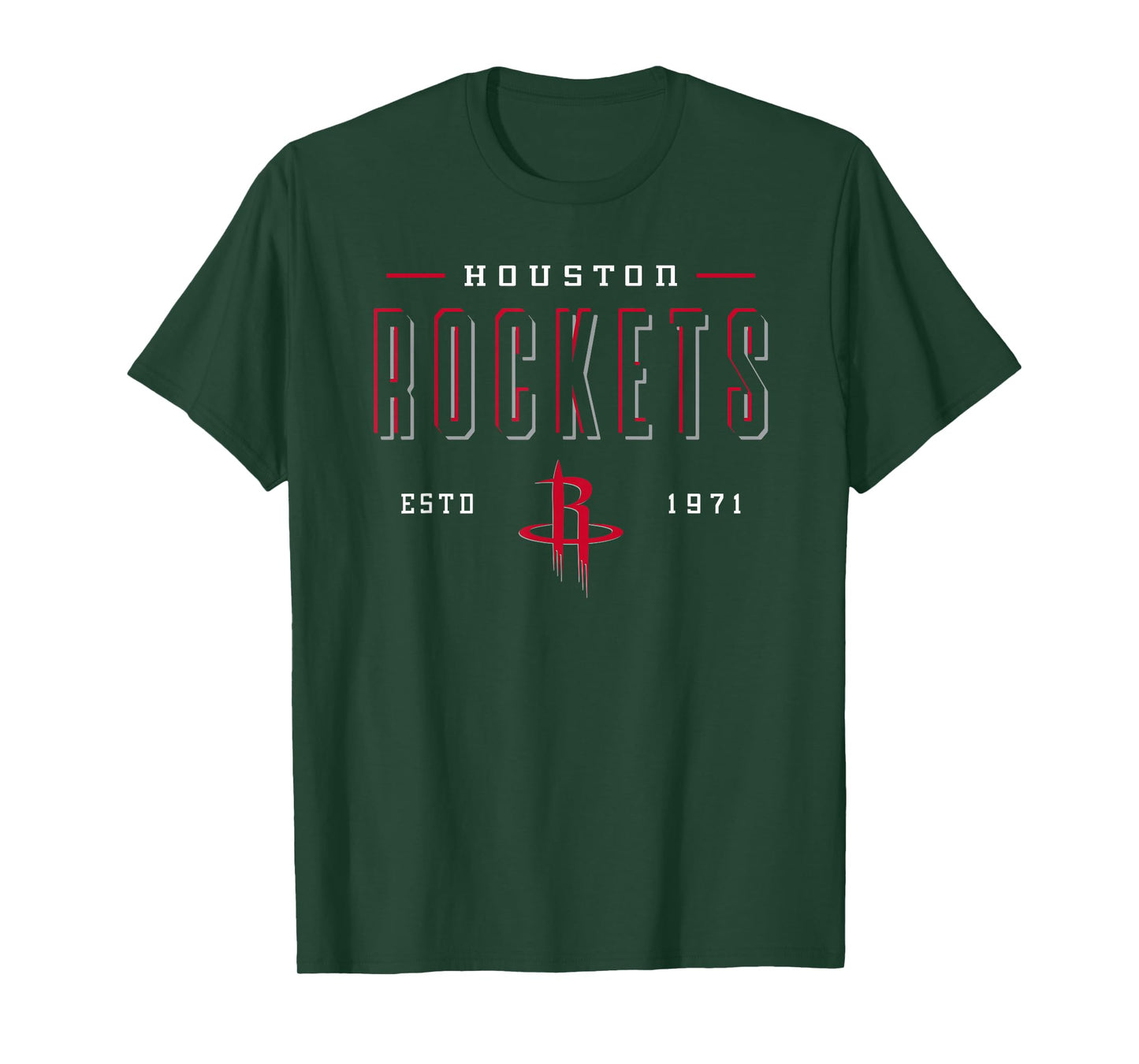 NBA Official Houston Rockets Negative Space T-Shirt
