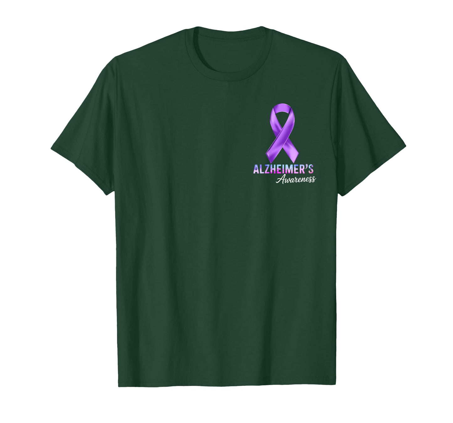 Cute Purple Alzheimer's Awareness Graphic Tee Women Men T-Shirt