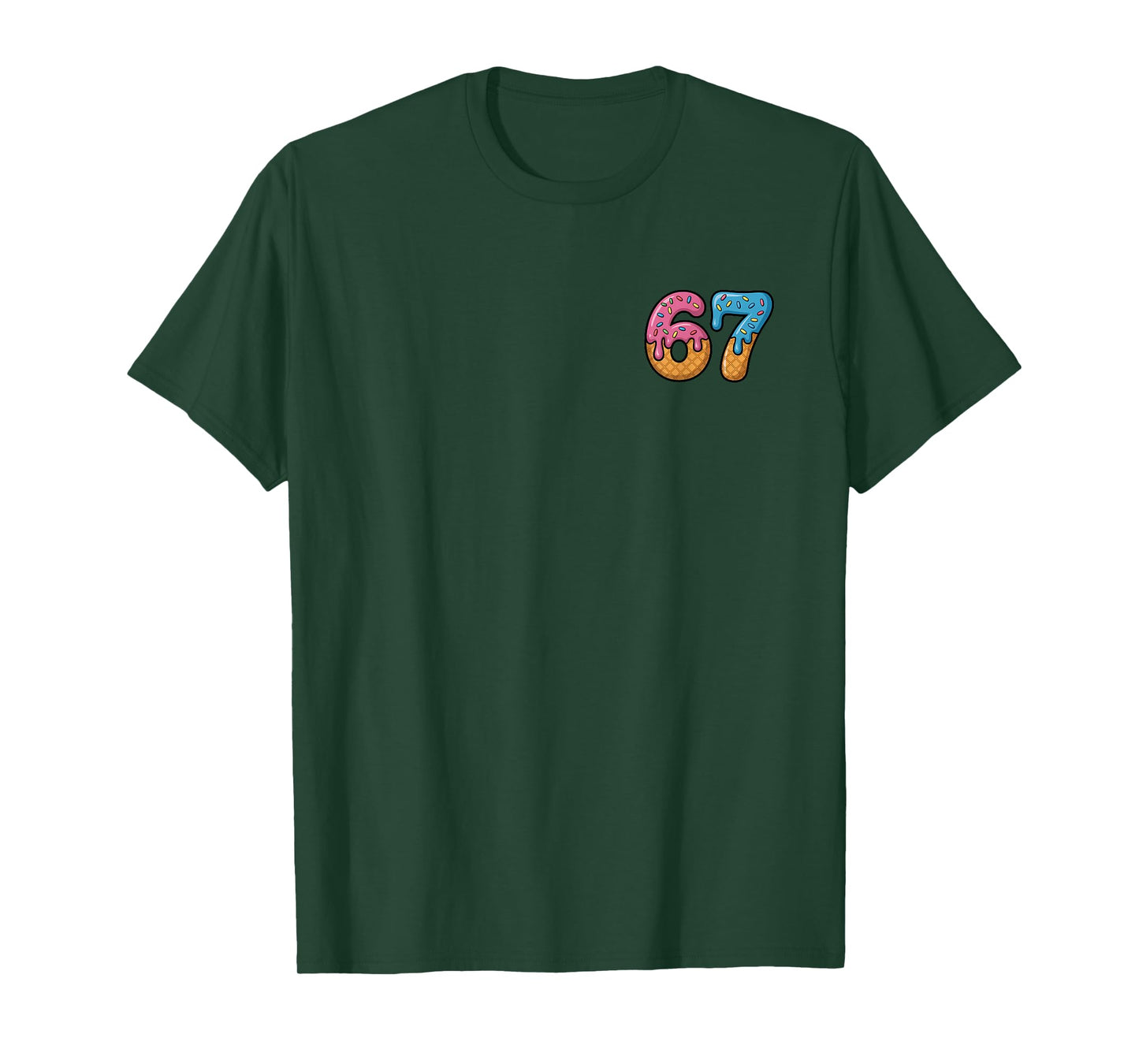 Six Seven Ice Cream Drip Sport 67 Fun Mason Meme T-Shirt