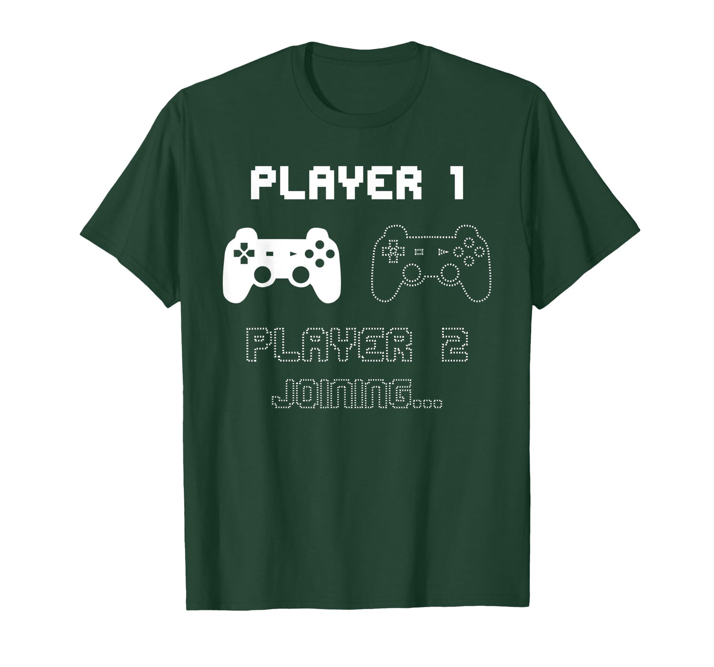 Player 2 Joining Siblings Baby Announcement T-Shirt