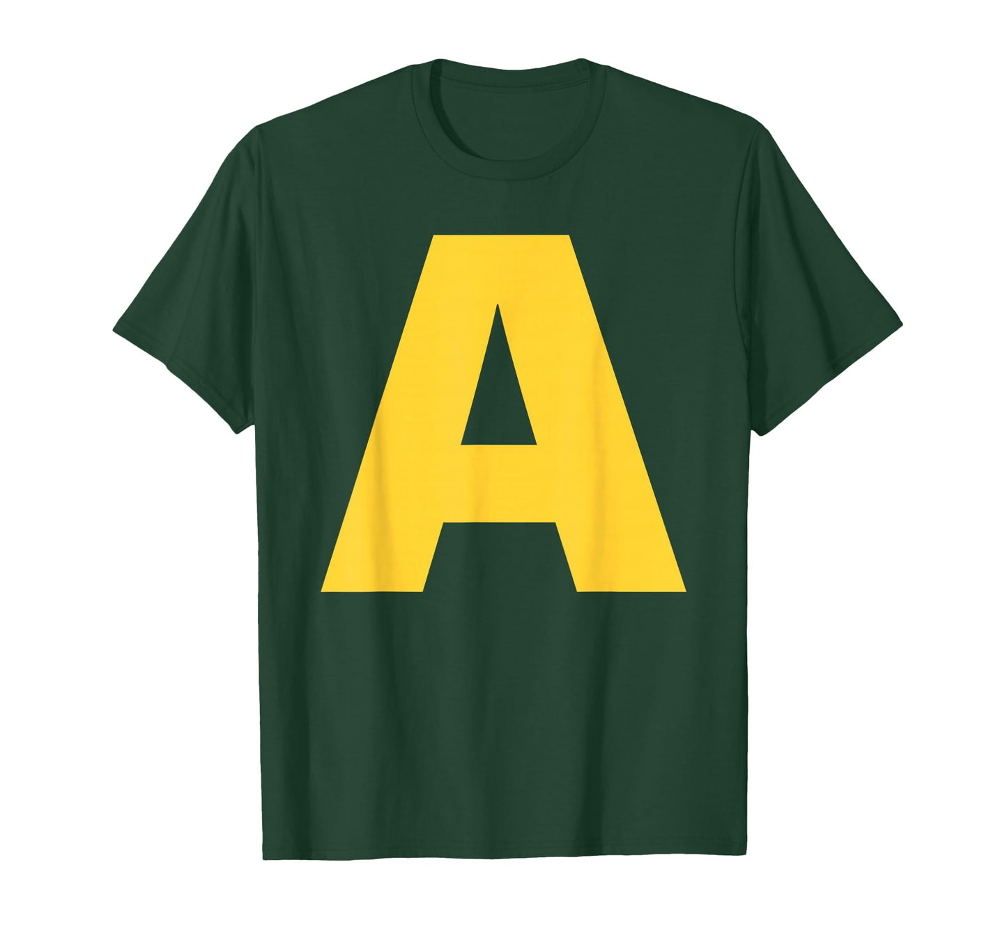 Halloween Letter A Alphabet Matching Costume Men Women Kids T-Shirt