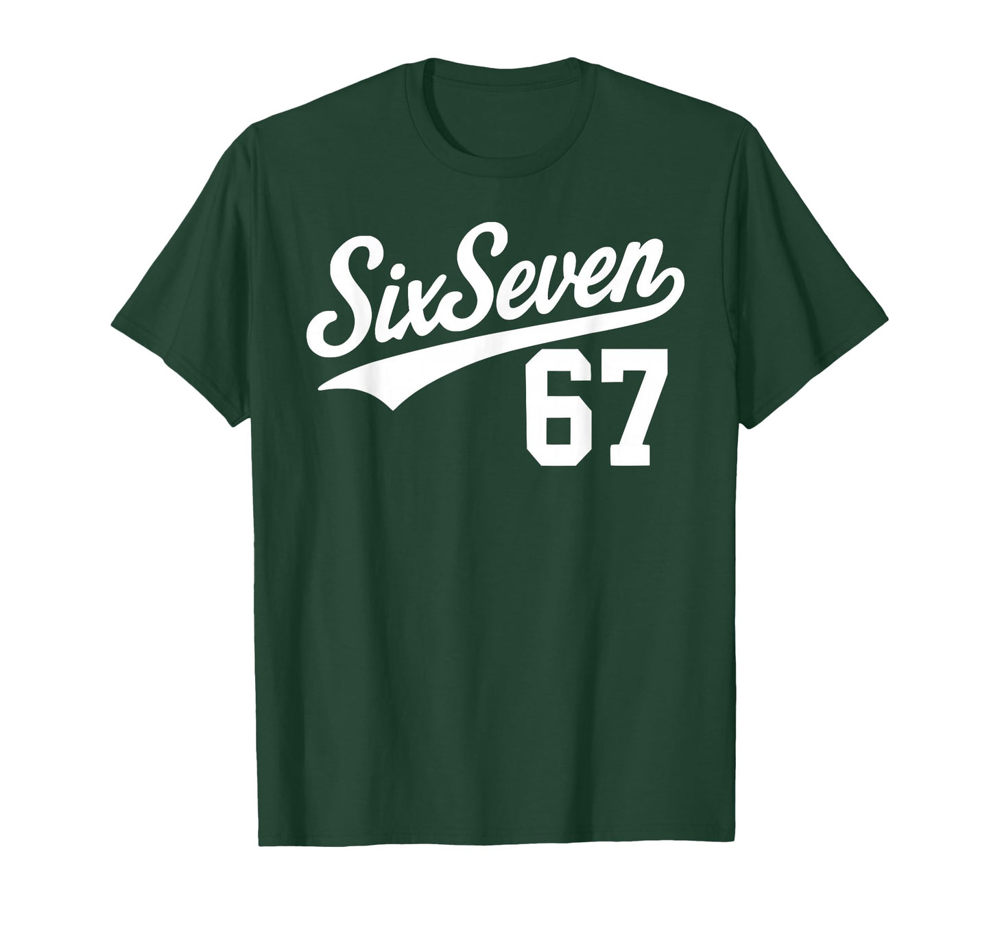 Six Seven Baseball Style Number 67 Sports Slang Meme Kids T-Shirt