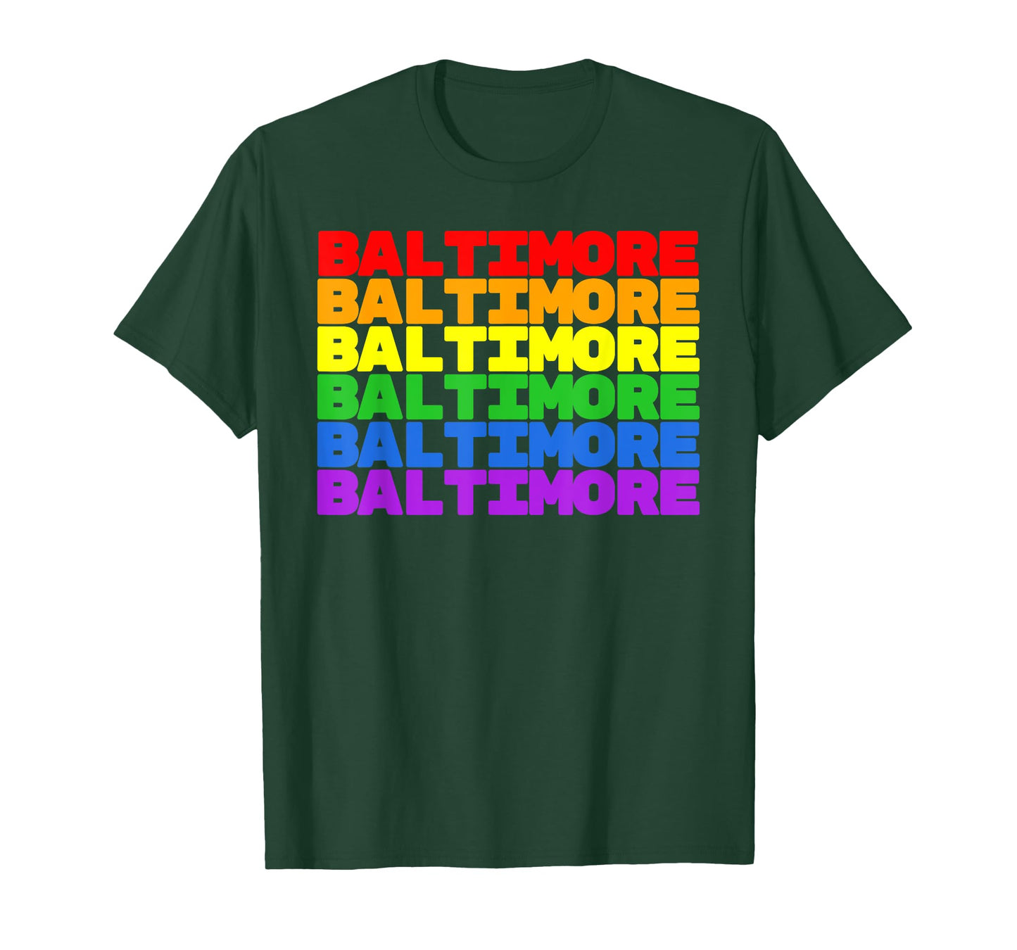Baltimore Rainbow Pride LGBT T-Shirt