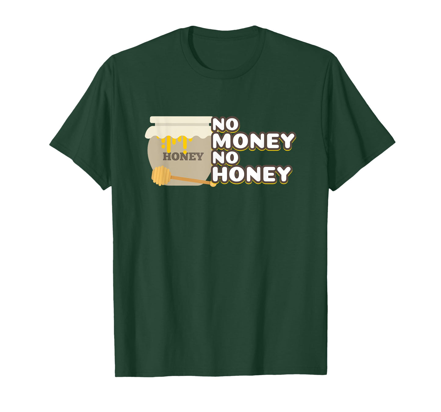 No Honey No Money Funny Beekeeper Bees Gift T-Shirt