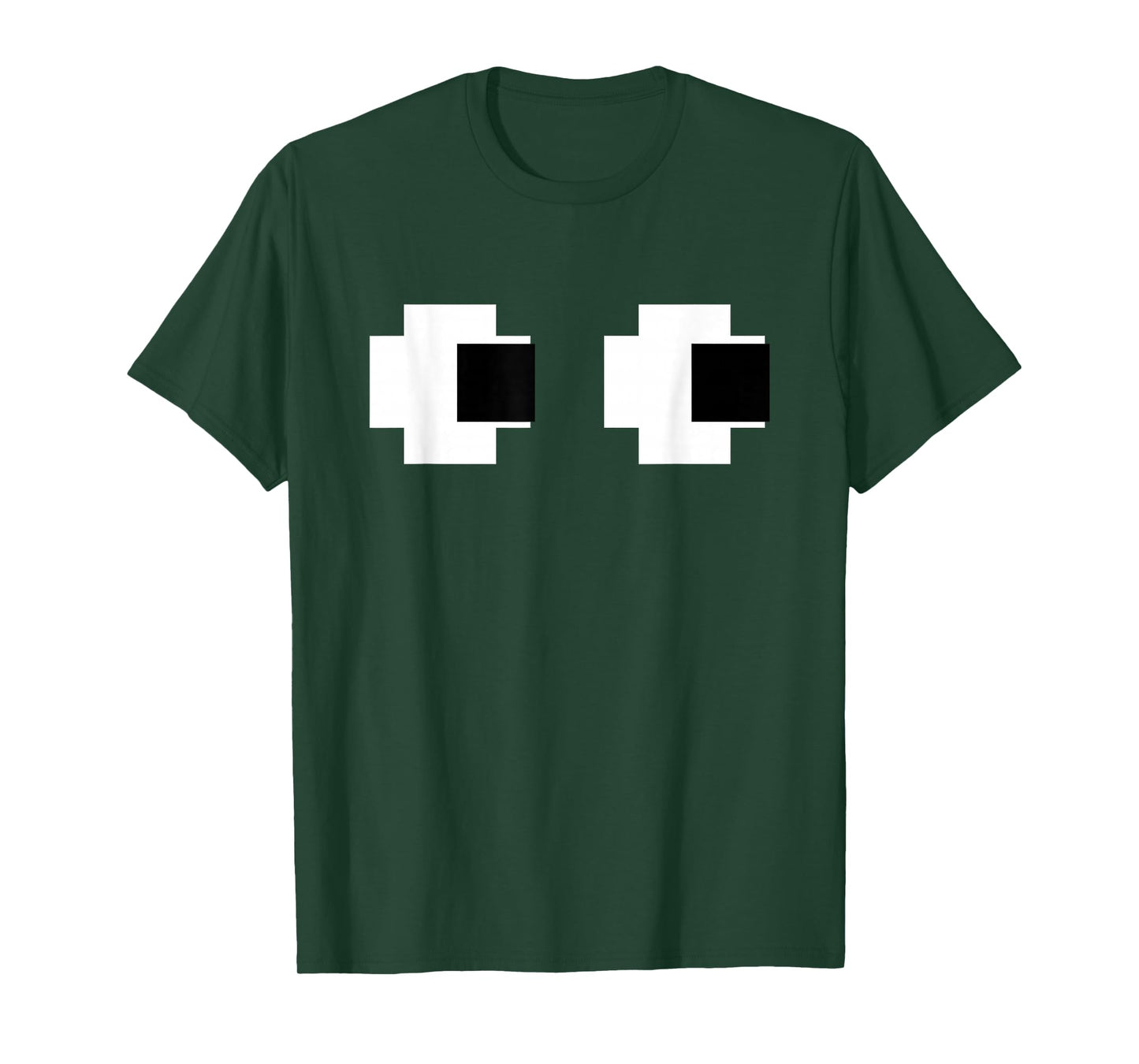 Retro Arcade Video Game Ghost Eyes Halloween Group Costume T-Shirt