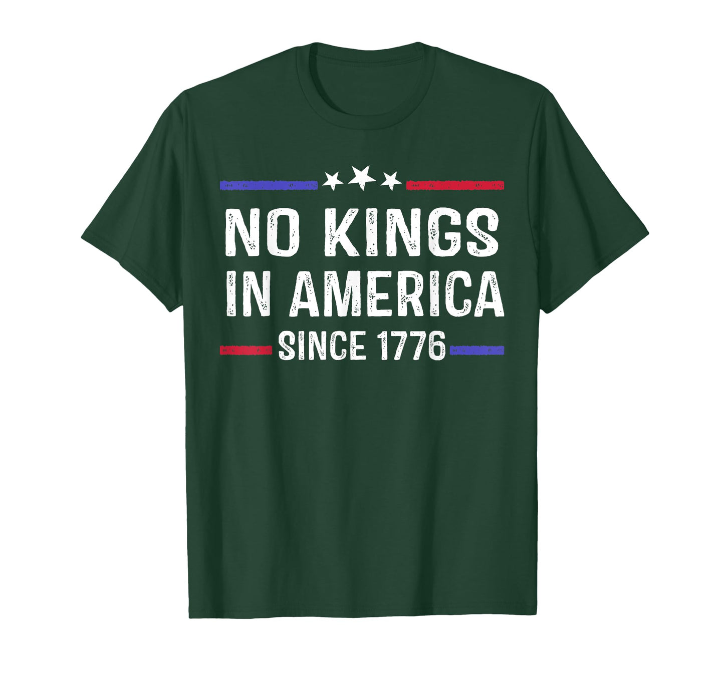 No Kings In America Since 1776 Patriotic USA 4th Of July T-Shirt