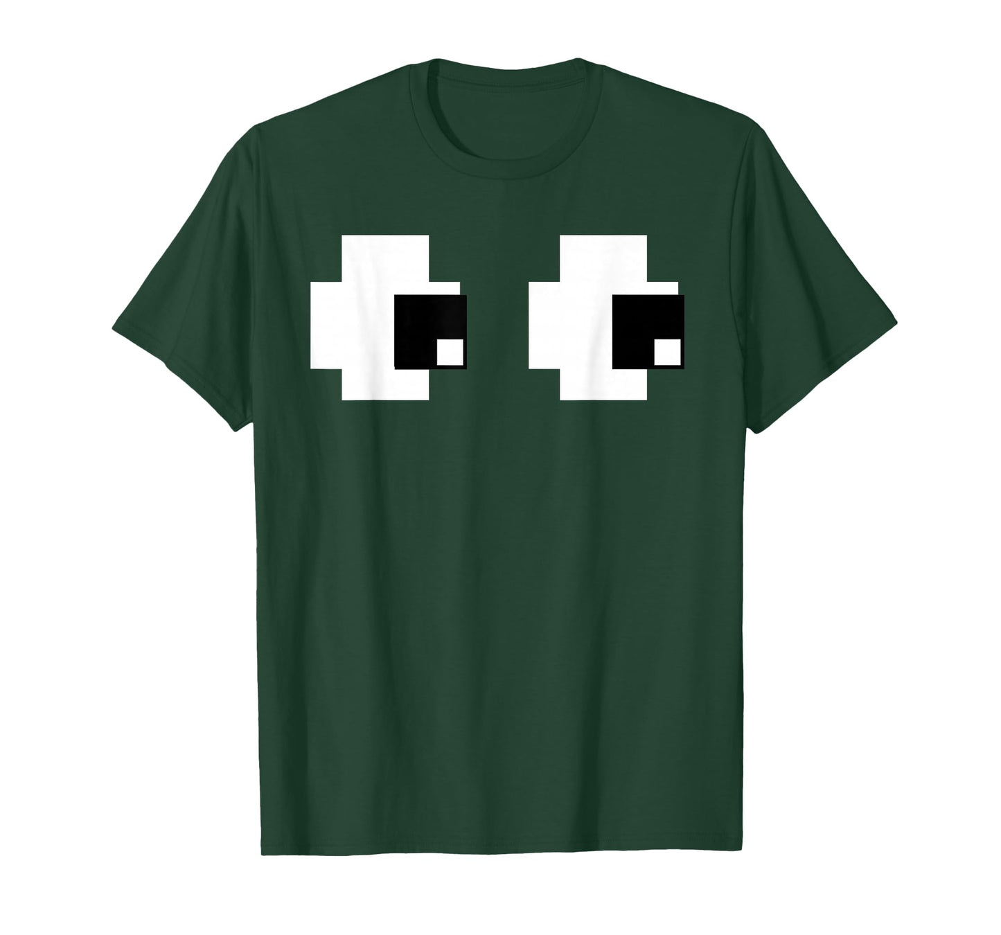 Retro Arcade Game Ghost Eyes Group Halloween Costume T-Shirt