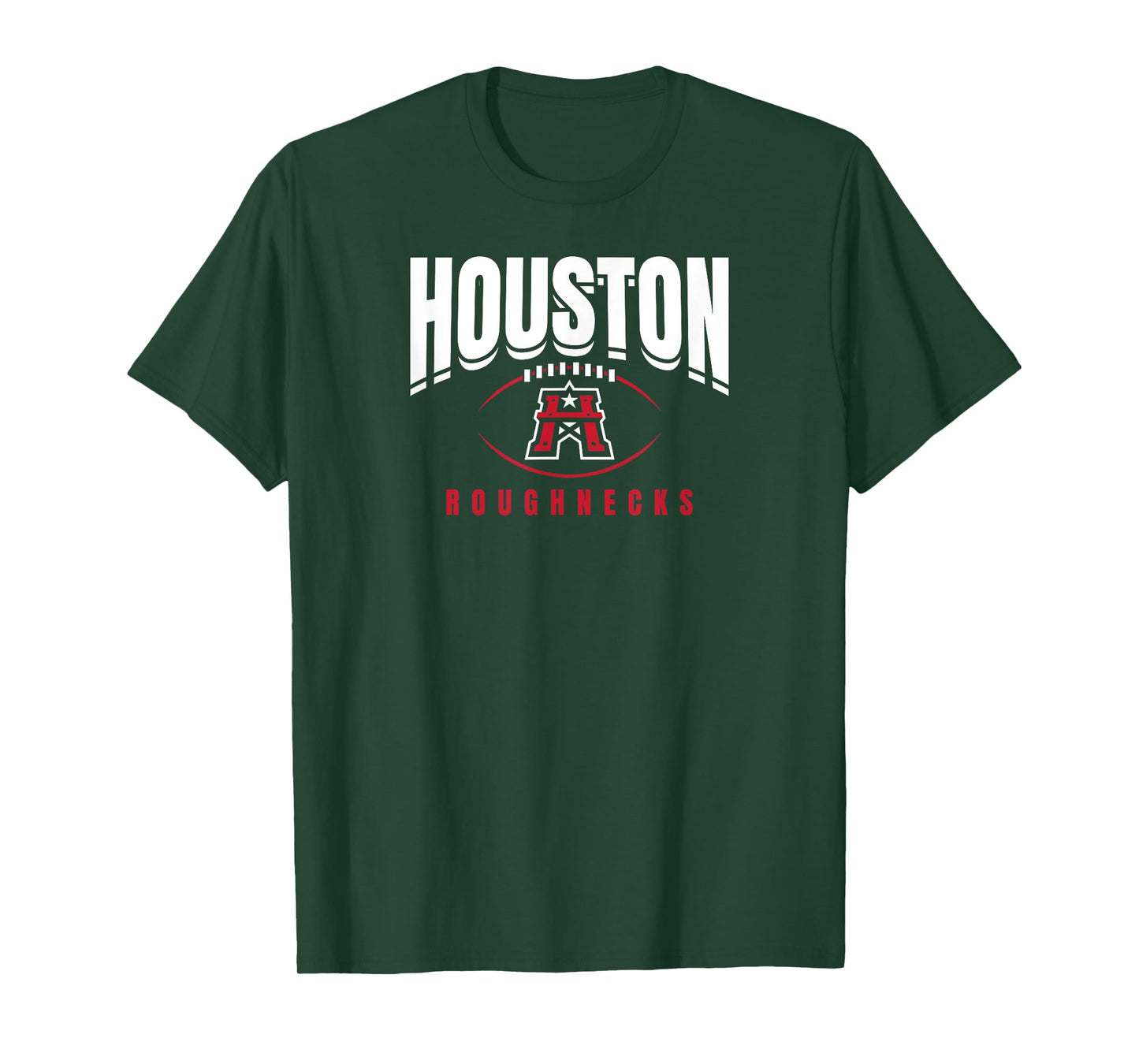Houston Roughnecks: Football Outline T-Shirt
