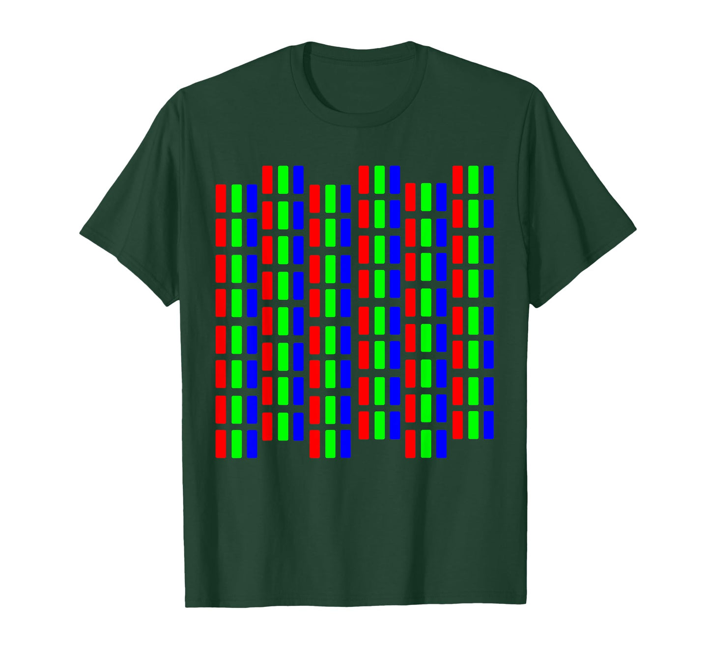 Retro CRT Pixel Pattern - Vintage Gaming & Tech Design T-Shirt
