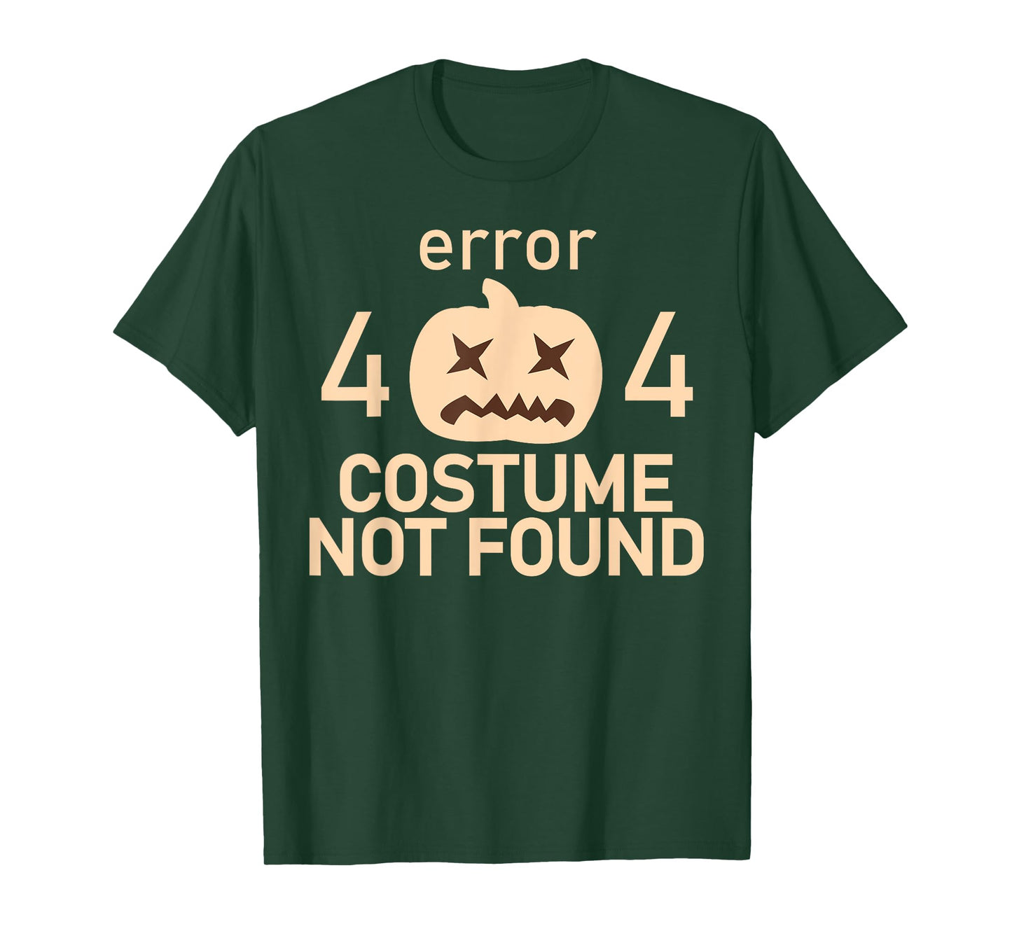Error 404 Costume Not Found Low Budget Halloween Programmer T-Shirt