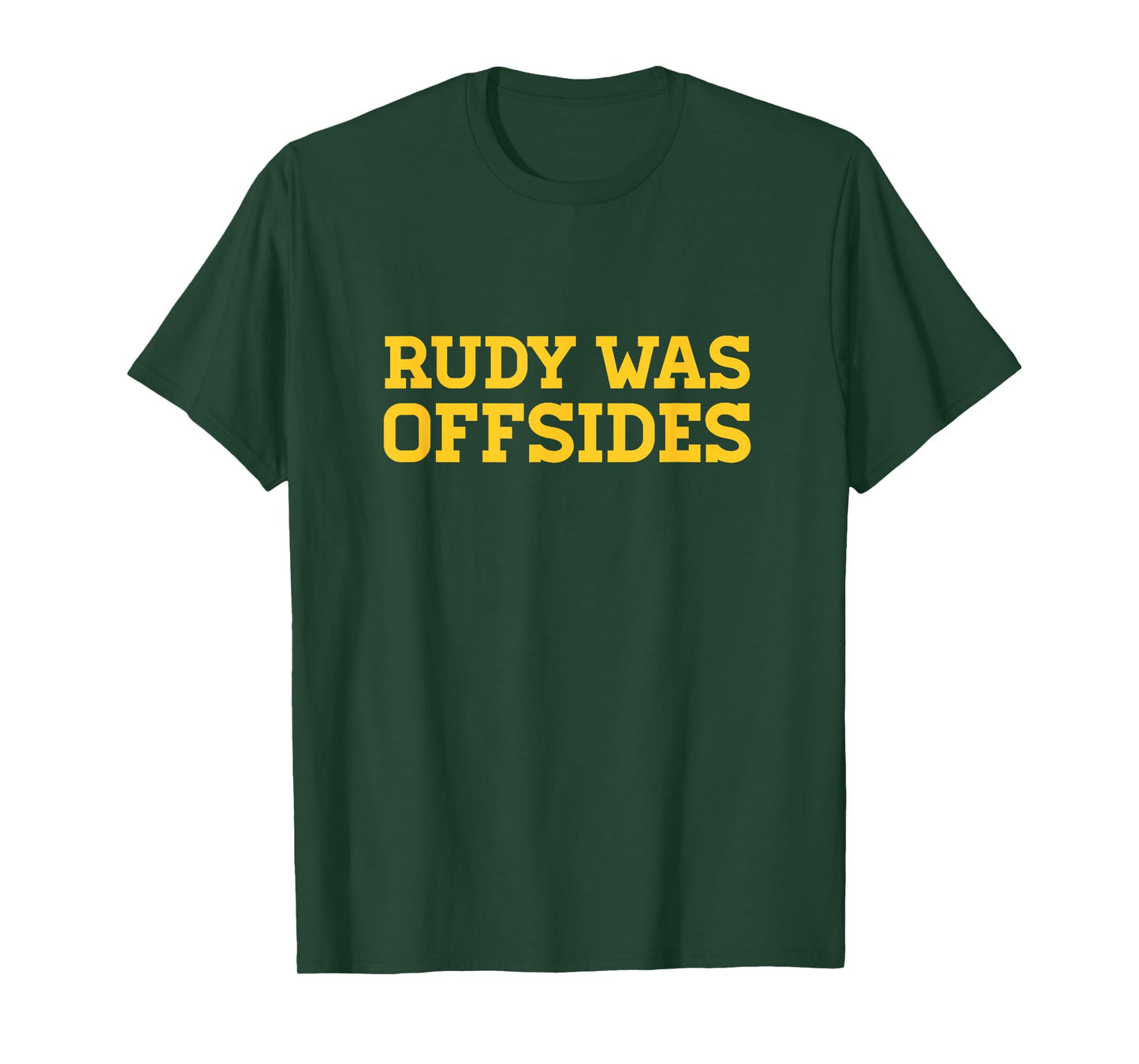Funny College football Tees Rudy was offsides CFB - T-Shirt