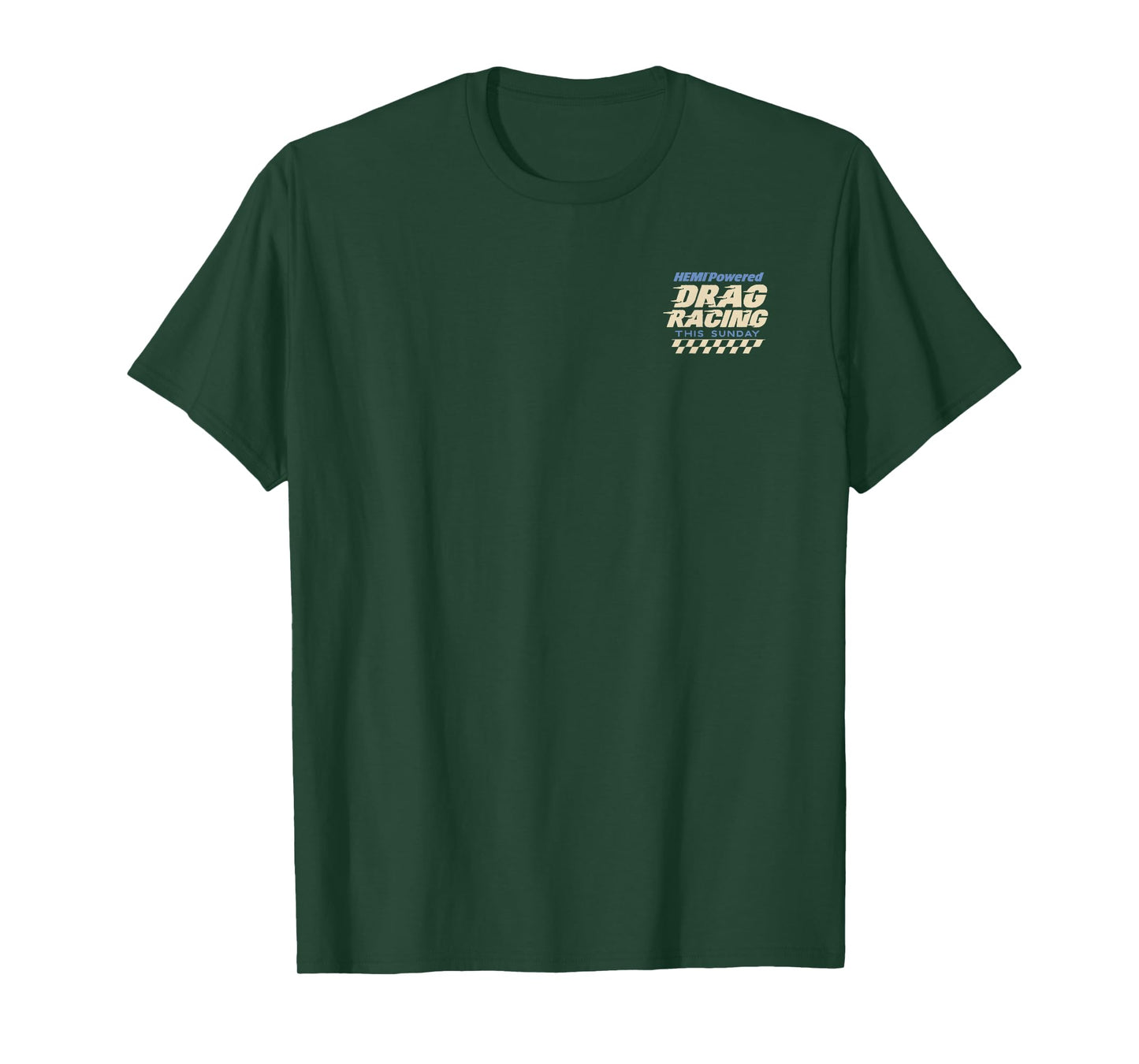 Dodge Drag Racing T-Shirt - Black, Small, Unisex, Short Sleeve, Crew Neck, Classic Fit, 100% Polyester, Licensed Design, Racing Enthusiasts, All Ages