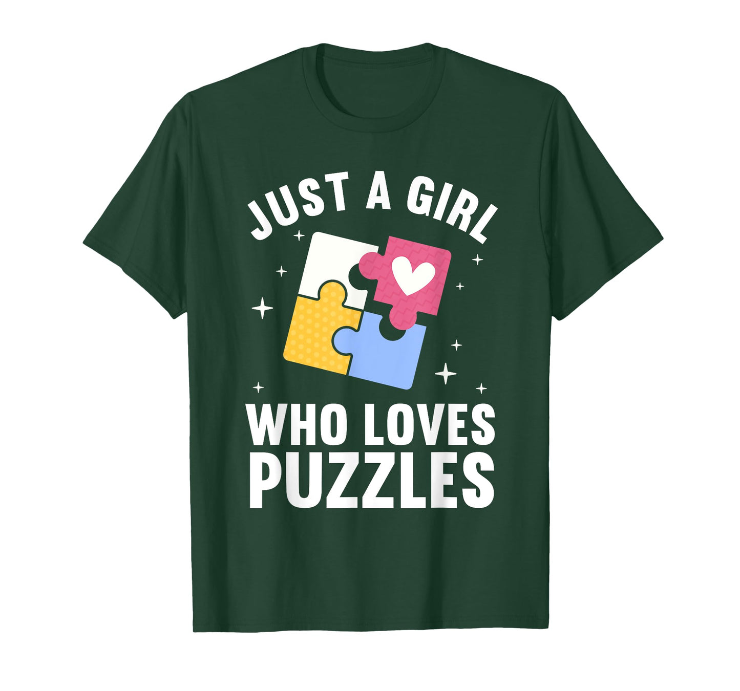 Best Puzzle Art For Women Girls Jigsaw Piece Puzzle Lovers T-Shirt