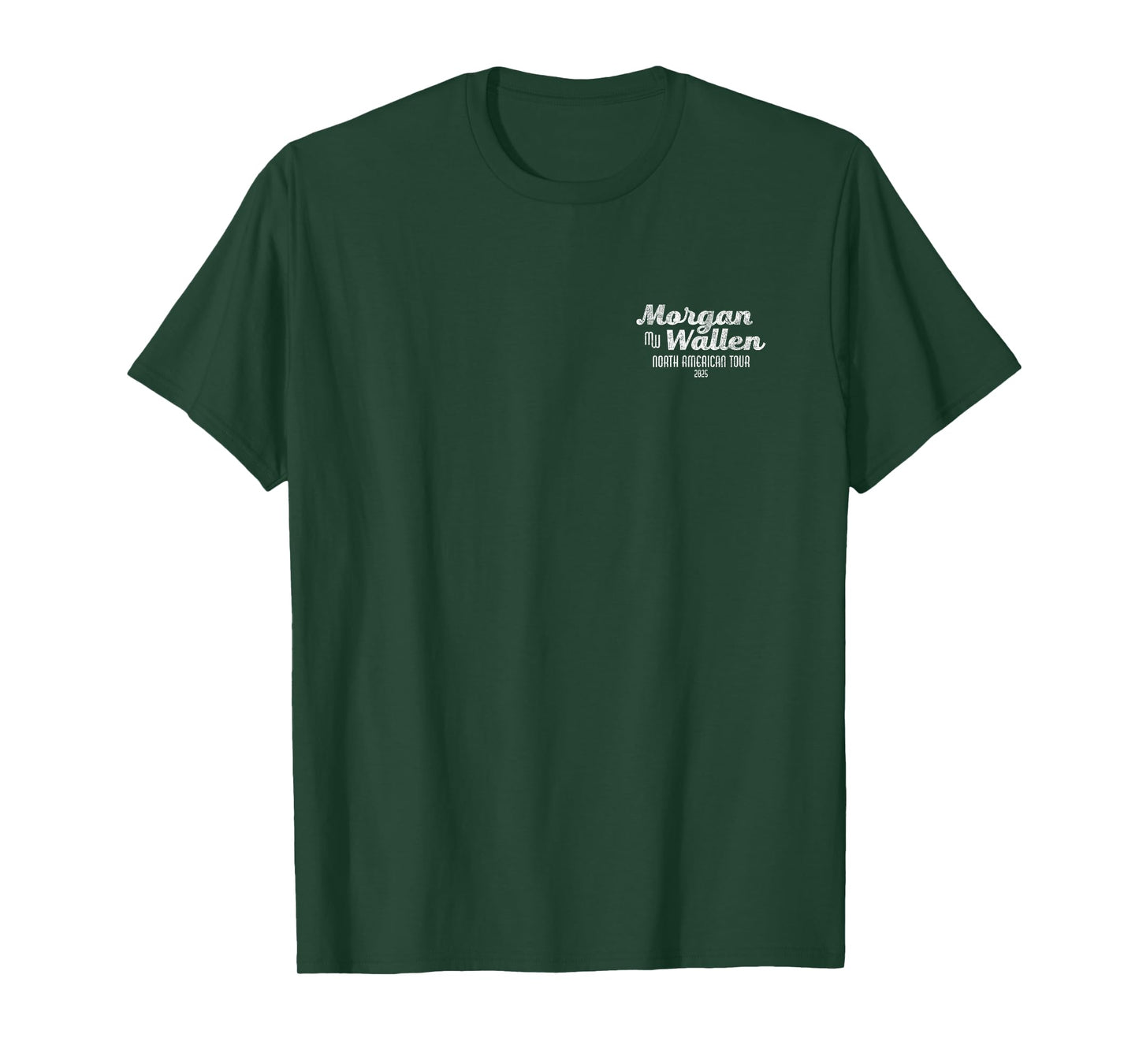 Official Morgan Wallen Exclusive 2025 Tour Green T-Shirt