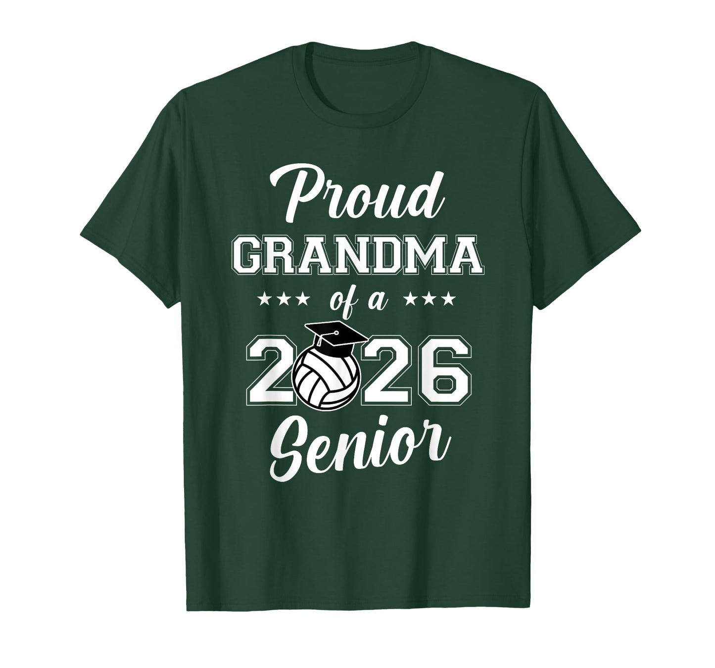 Proud Grandma of a 2026 Senior Volleyball Player T-Shirt