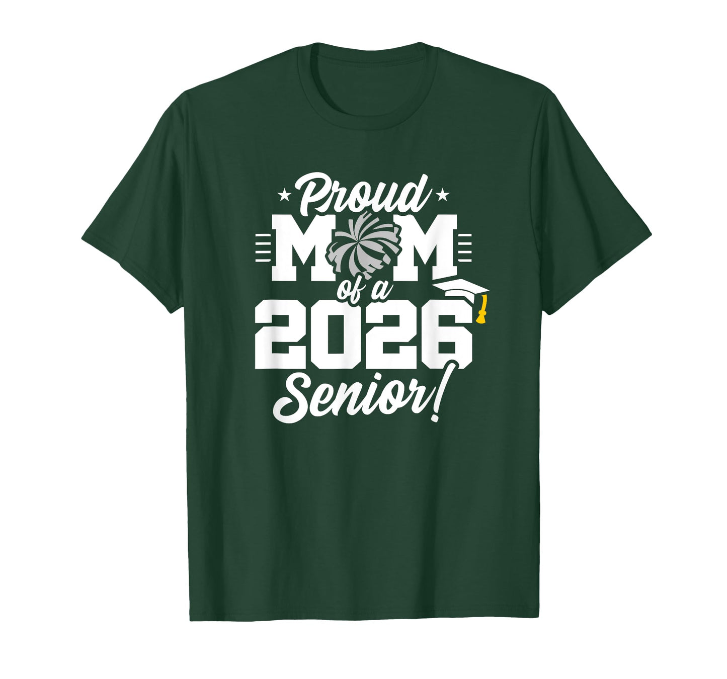 Class of 2026 - Senior Cheerleader - Cheer Mom - Senior 2026 T-Shirt