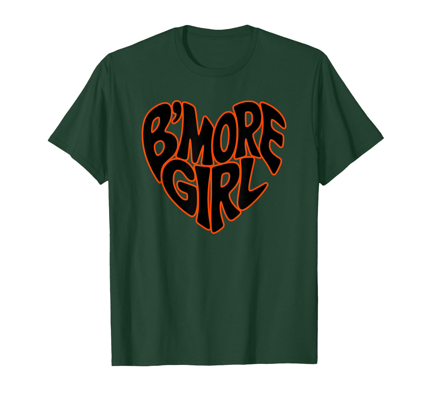 Retro Baltimore Girls Home Pride Iconic B'More Girl T-Shirt