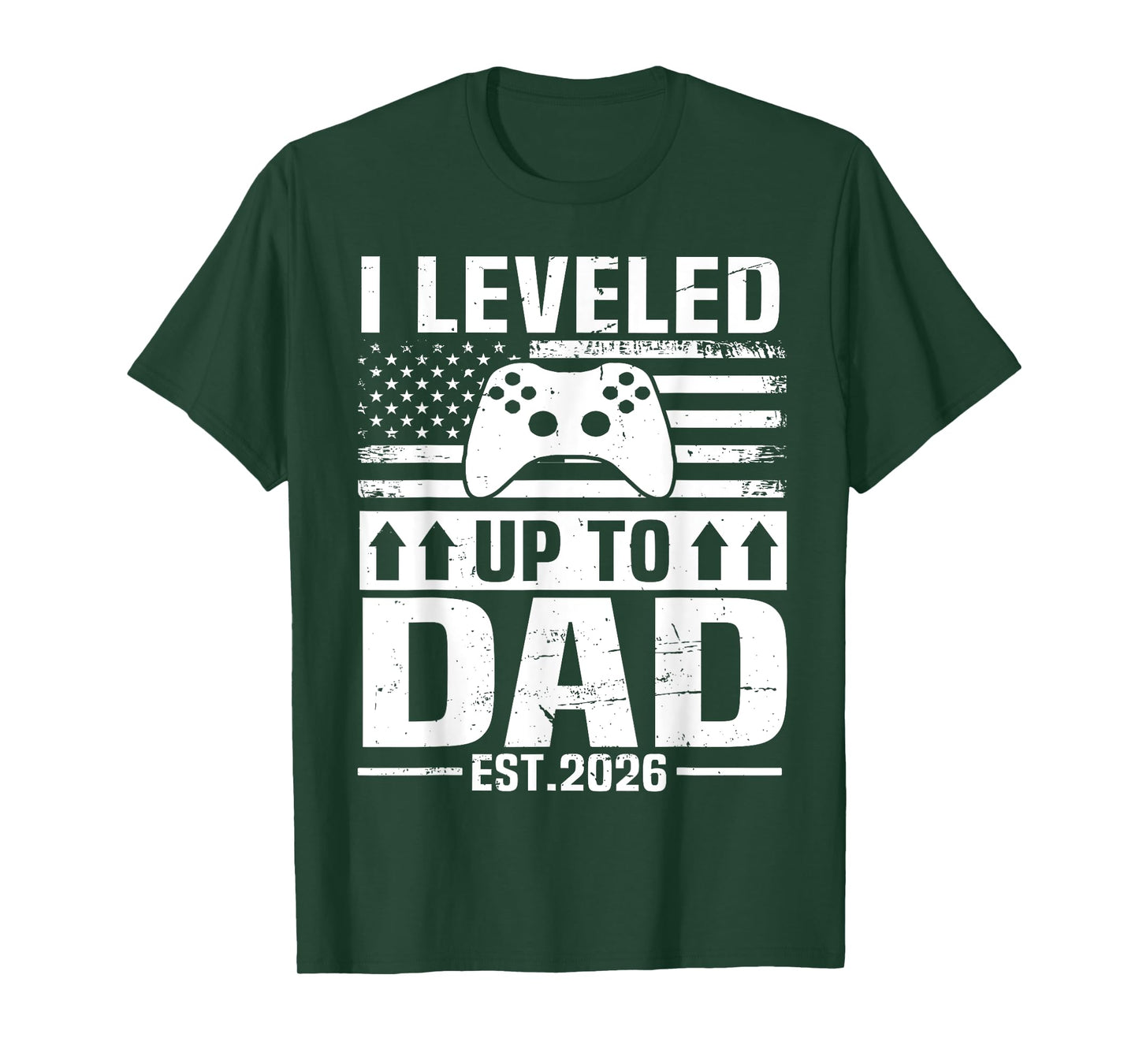 Soon To Be Daddy Est 2026 I Leveled Up To Dad Est 2026 T-Shirt
