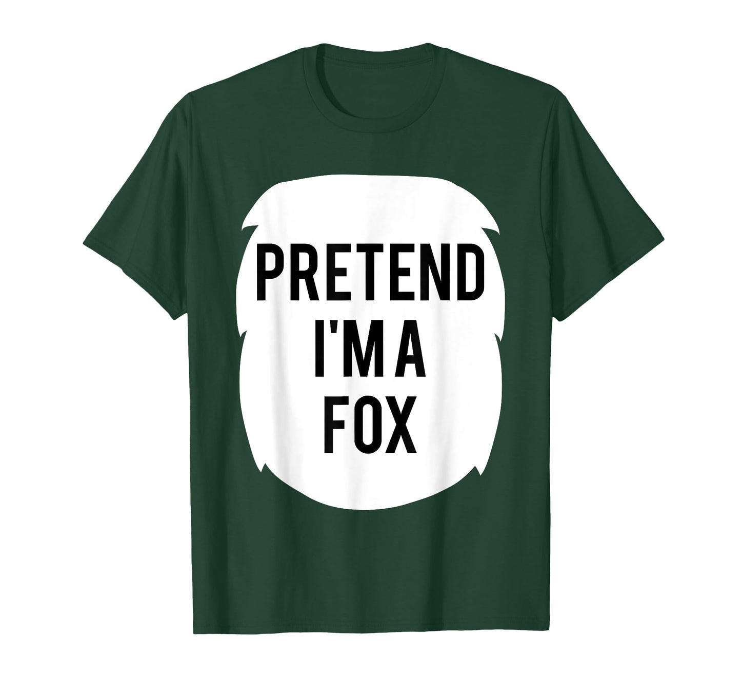 Pretend I'm A Fox Costume Funny Halloween Party T-Shirt