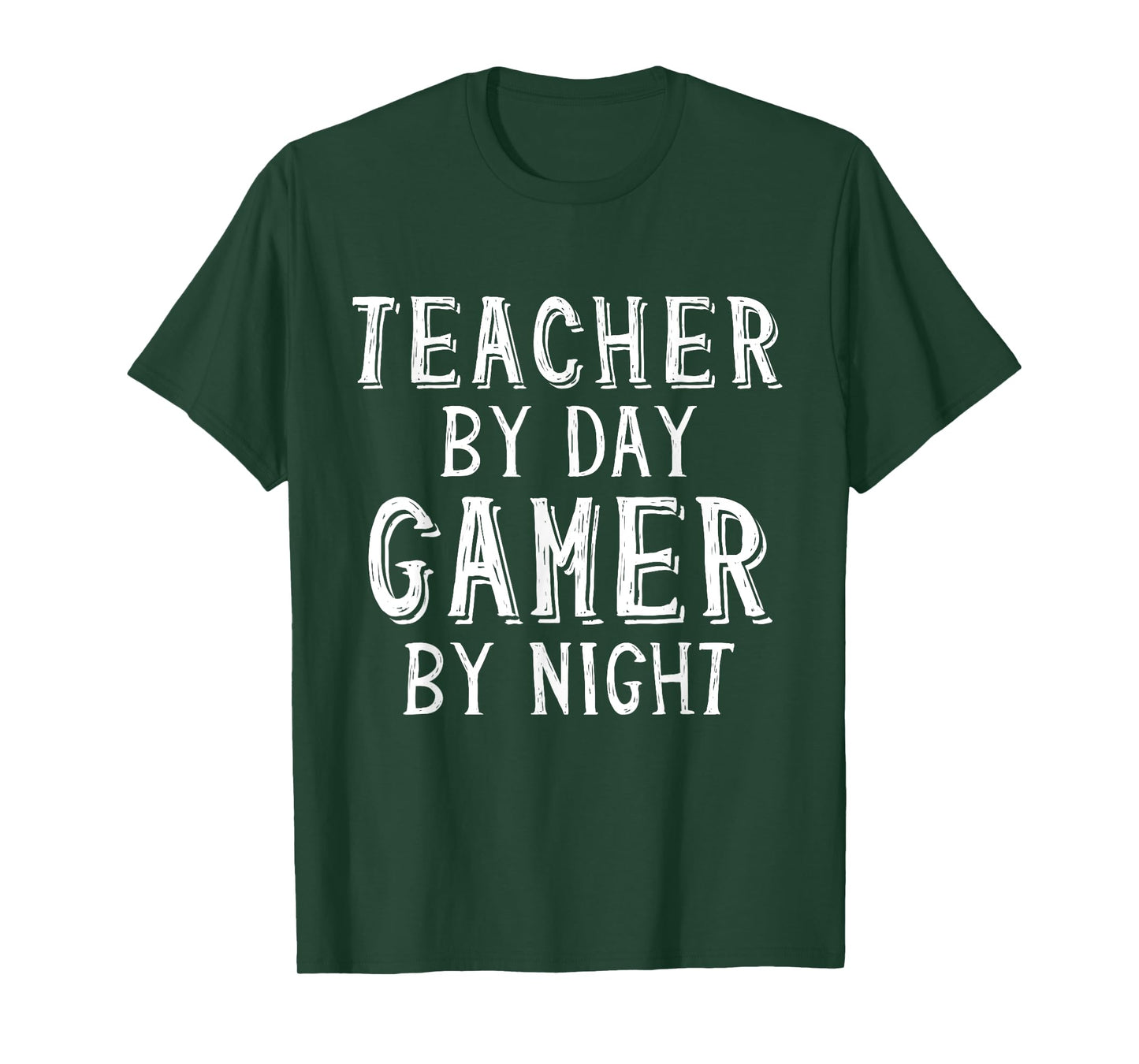 Teacher By Day Gamer By Night Funny School Gaming Teacher T-Shirt for Men Women
