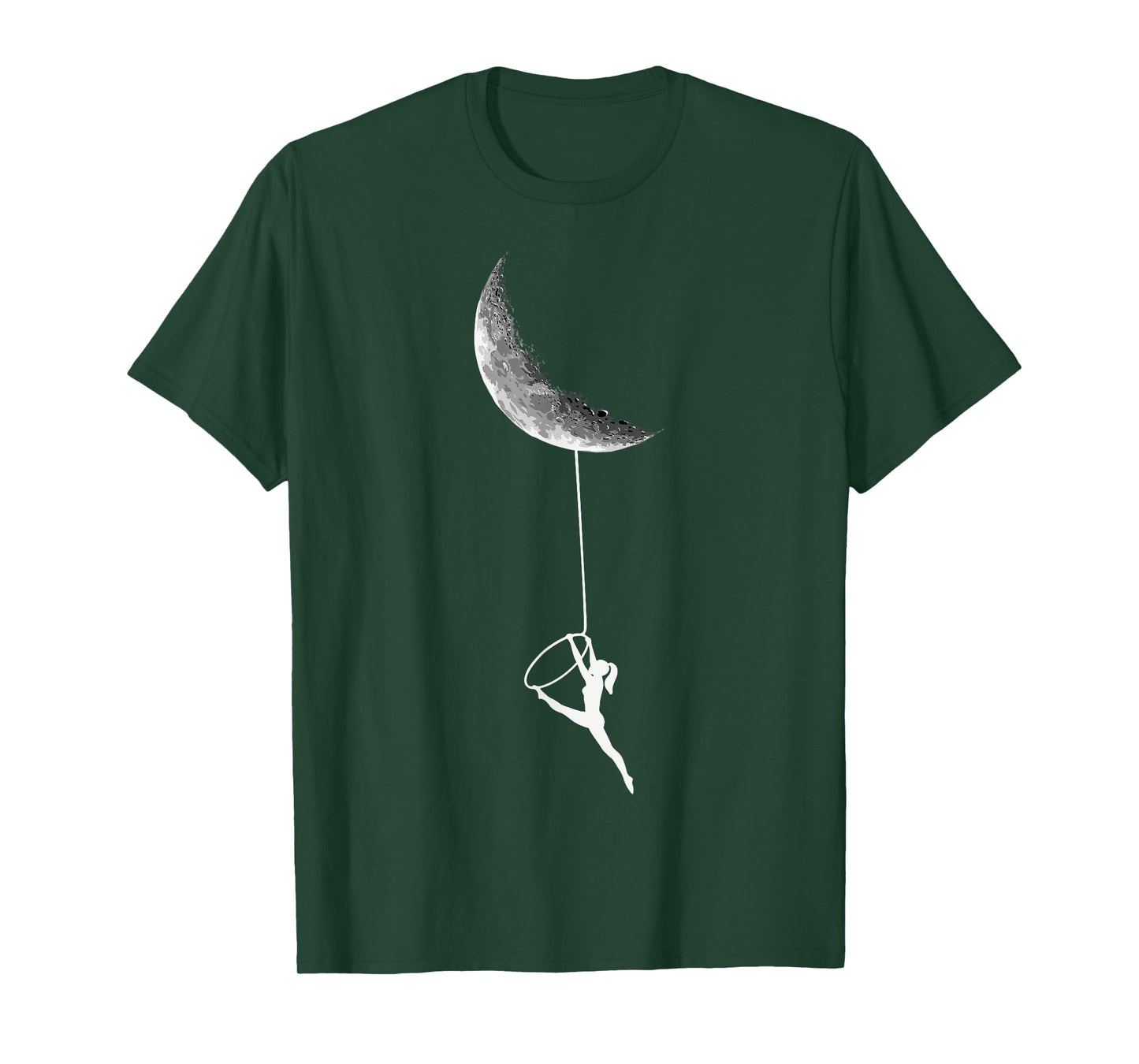 Aerial Moon Silks Lyra Circus Hoop Dancer lovers tee Design T-Shirt