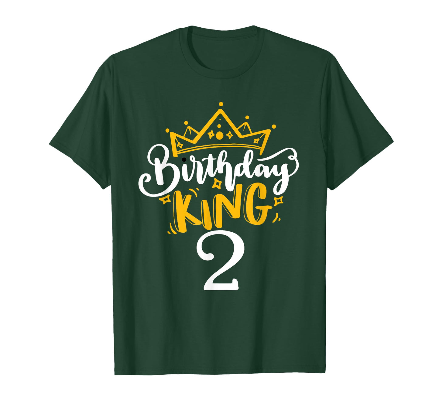 2nd Birthday King 2 Years Old Party Ideas For Boys T-Shirt
