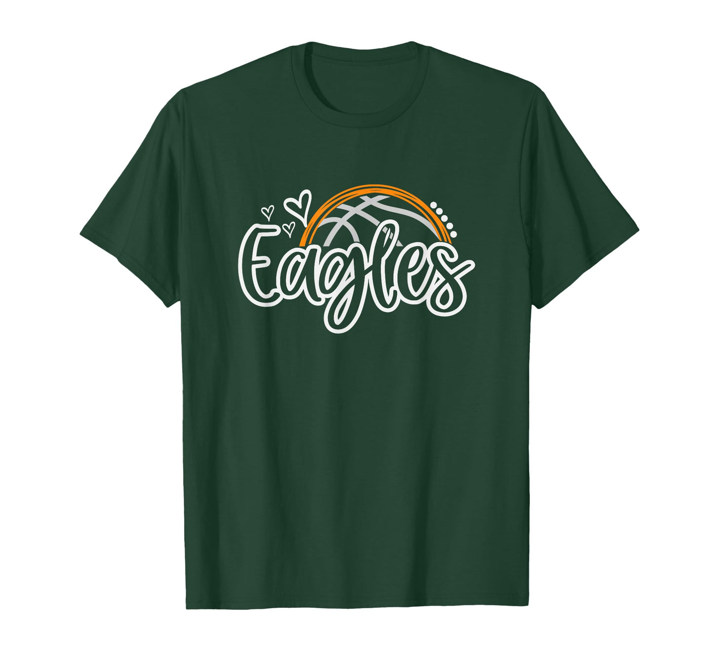 Basketball Eagles School Sports Fan Team Spirit T-Shirt