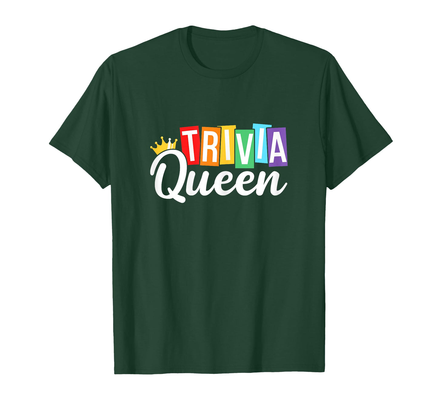Trivia Queen Trivia Night Quiz Game Trivia Team Women Funny T-Shirt
