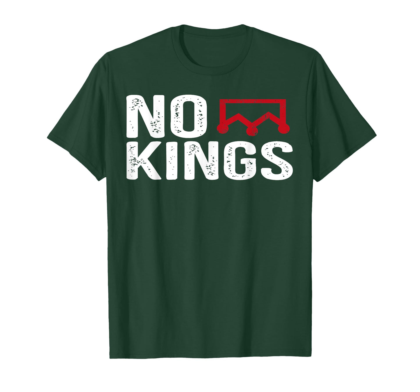 No Kings in America Flag Protest Save Democracy sign protest T-Shirt