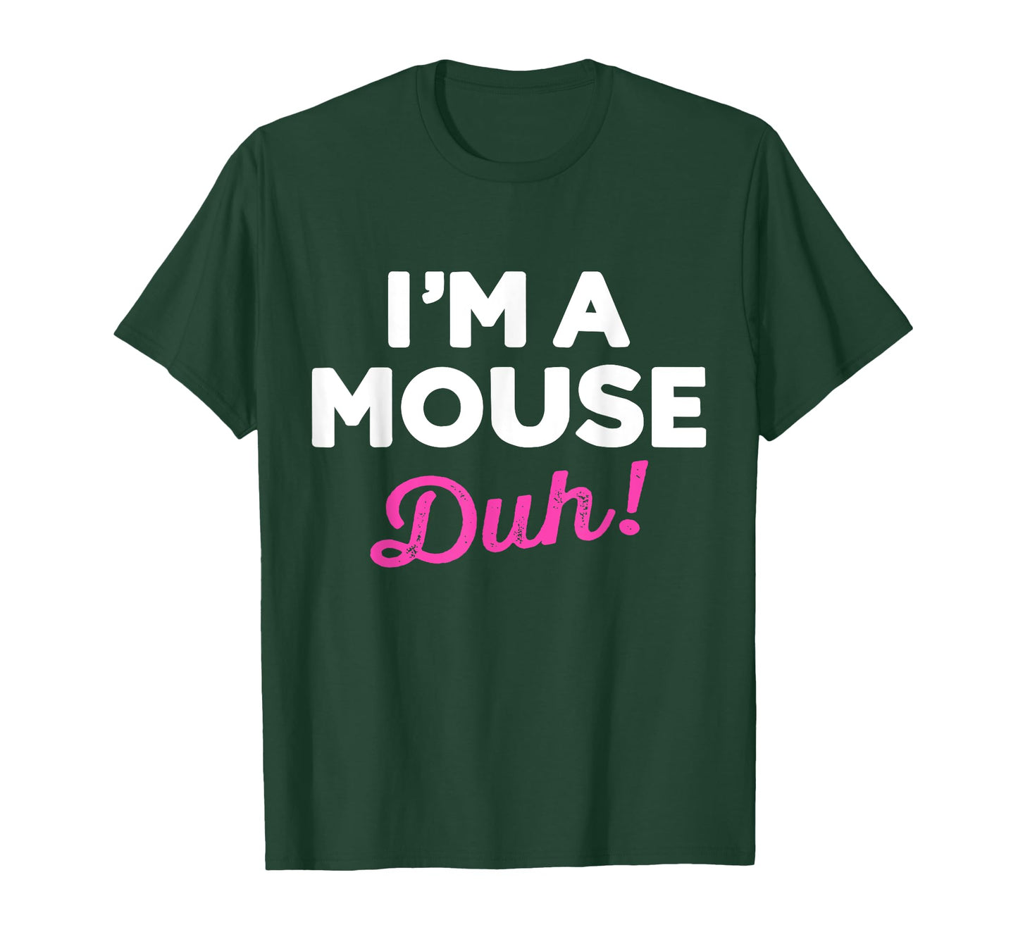 Funny lazy easy Im a mouse costume for DIY halloween party T-Shirt