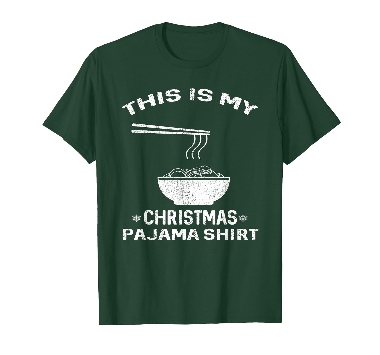 Japanese Ramen Christmas Pajama- Noodles xmas T-Shirt