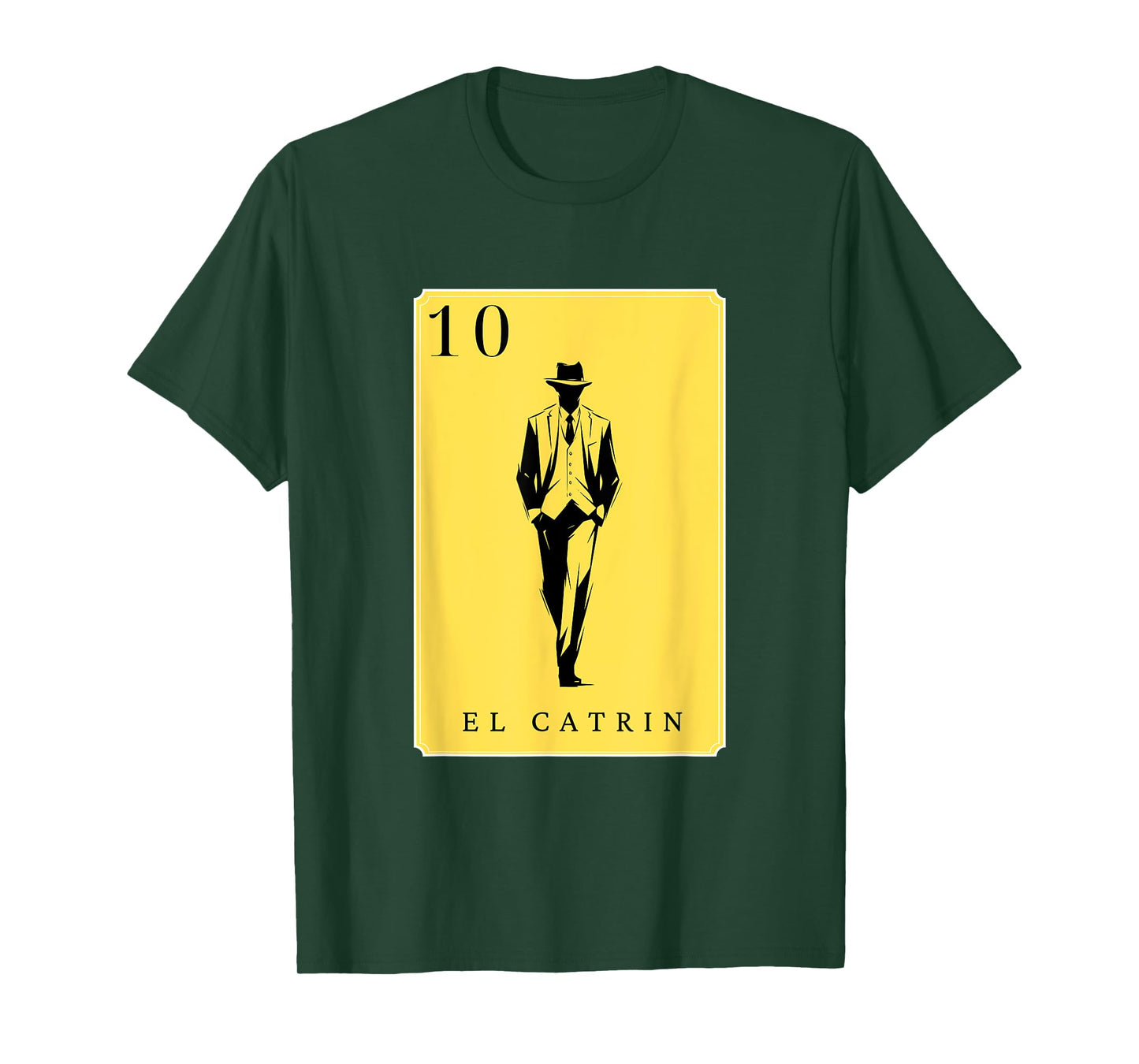 El Catrin Funny Spanish-Mexican Bingo Cards El Catrin T-Shirt