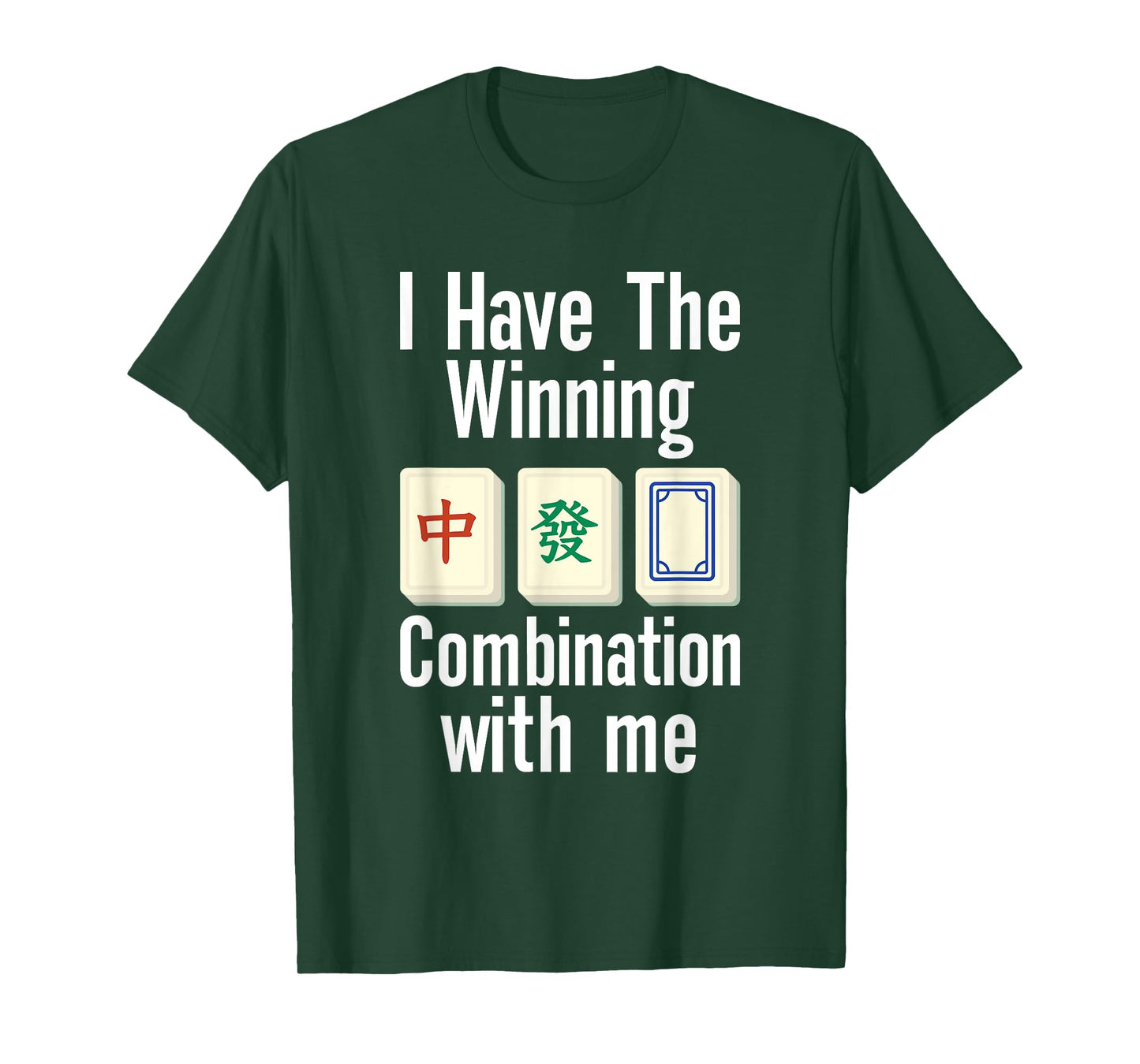 Chinese Game Player Mahjong Fan Cool Asian Tile Game T-Shirt