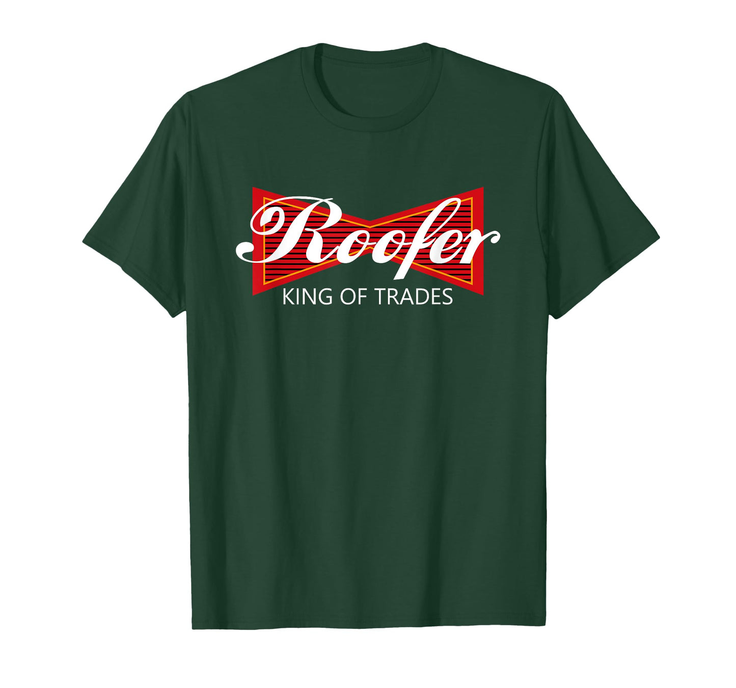 Roofer King Of Trades Shirt - Funny Roofing Professional Tee T-Shirt