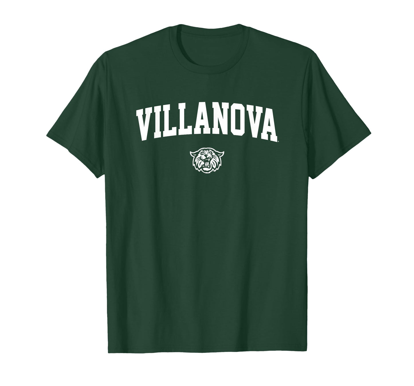 Villanova University Wildcats One Color Arch Logo T-Shirt