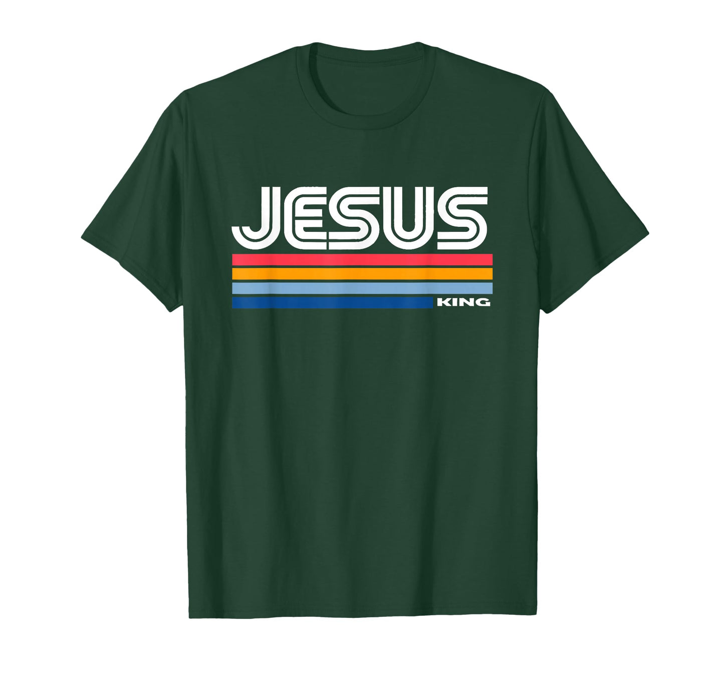 Jesus King Retro Vintage Design T-Shirt