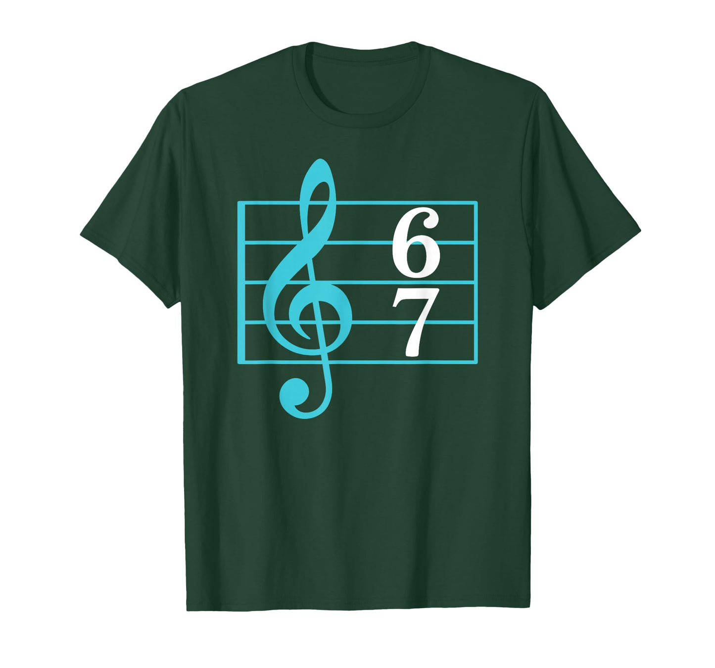 67 Music Meme Slang Six Seven Music Teacher Funny Musician T-Shirt